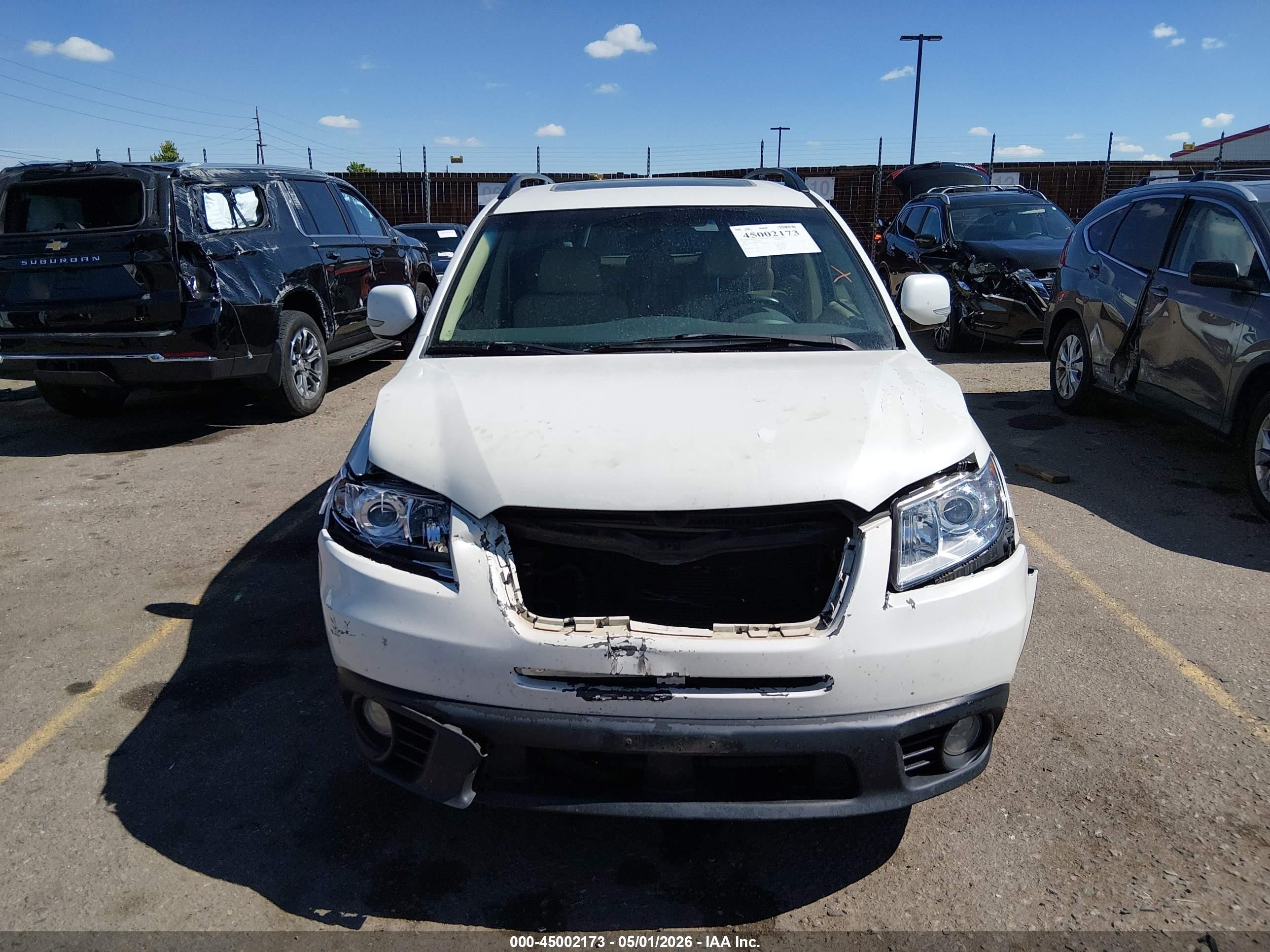 2009 Subaru Tribeca Limited 7-passenger Белый vin: 4S4WX98D394400802