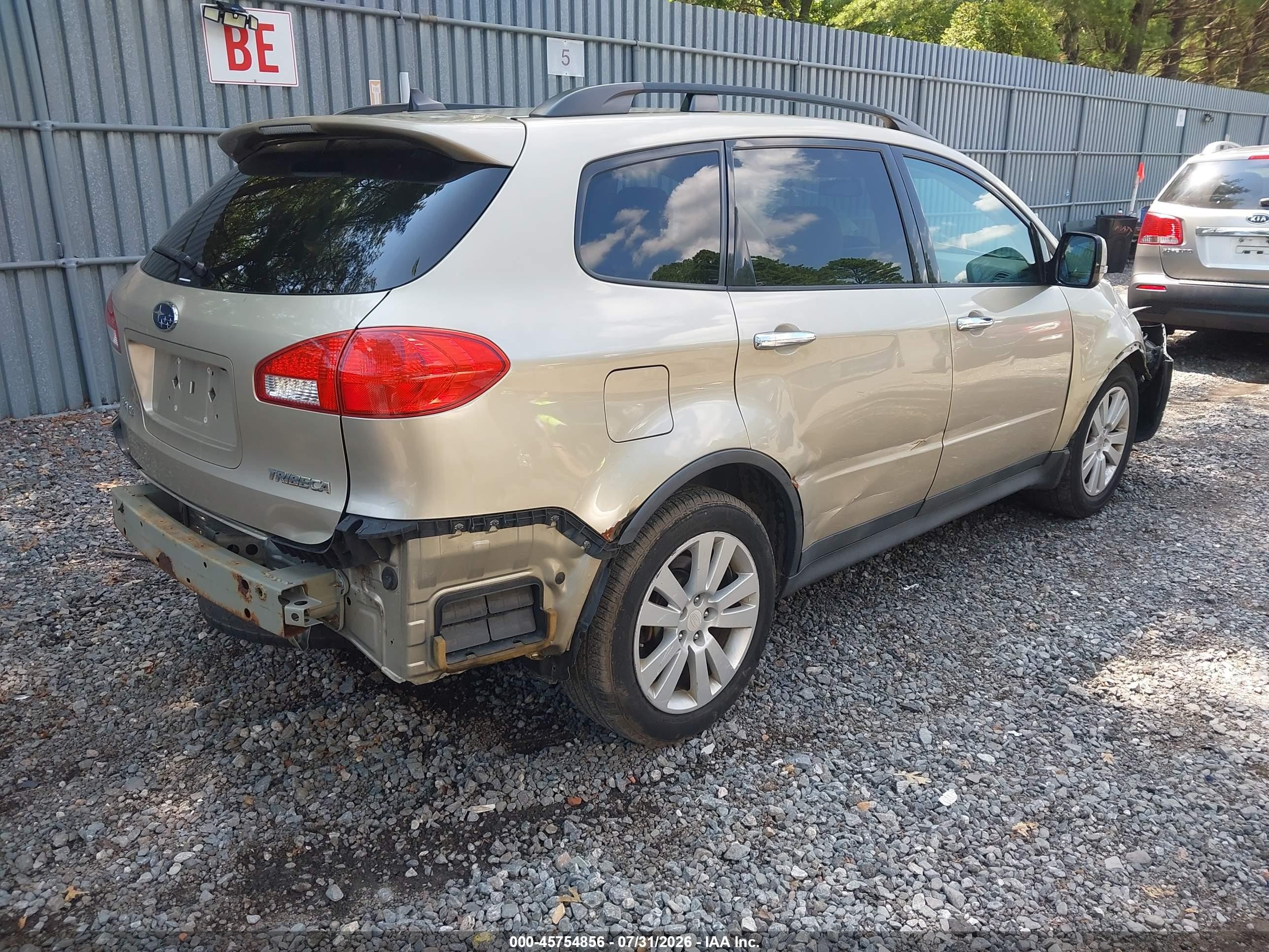 2008 Subaru Tribeca Limited 7-passenger Tan vin: 4S4WX98D984402293