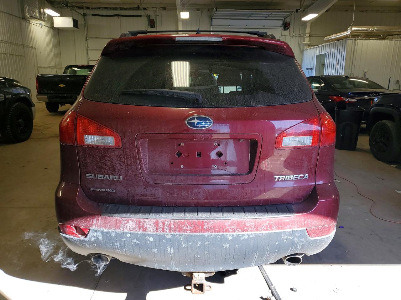 2010 Subaru Tribeca Limited Red vin: 4S4WX9GD1A4402893