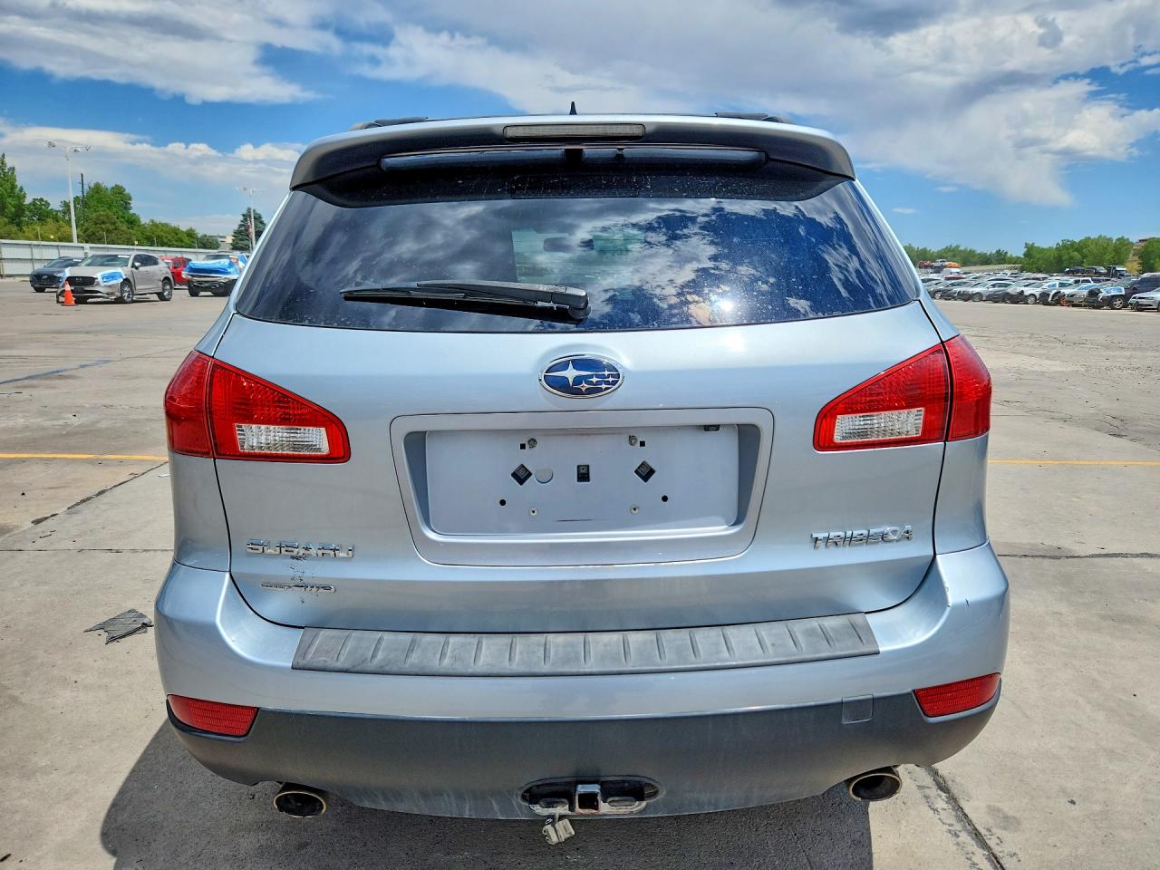 2013 Subaru Tribeca Limited Silver vin: 4S4WX9GD1D4401523