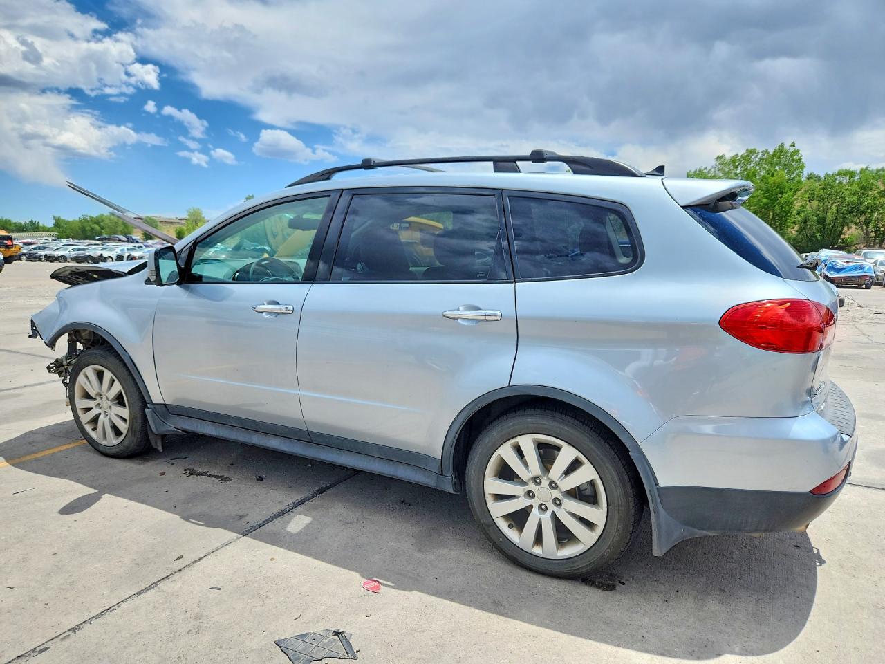 2013 Subaru Tribeca Limited Silver vin: 4S4WX9GD1D4401523