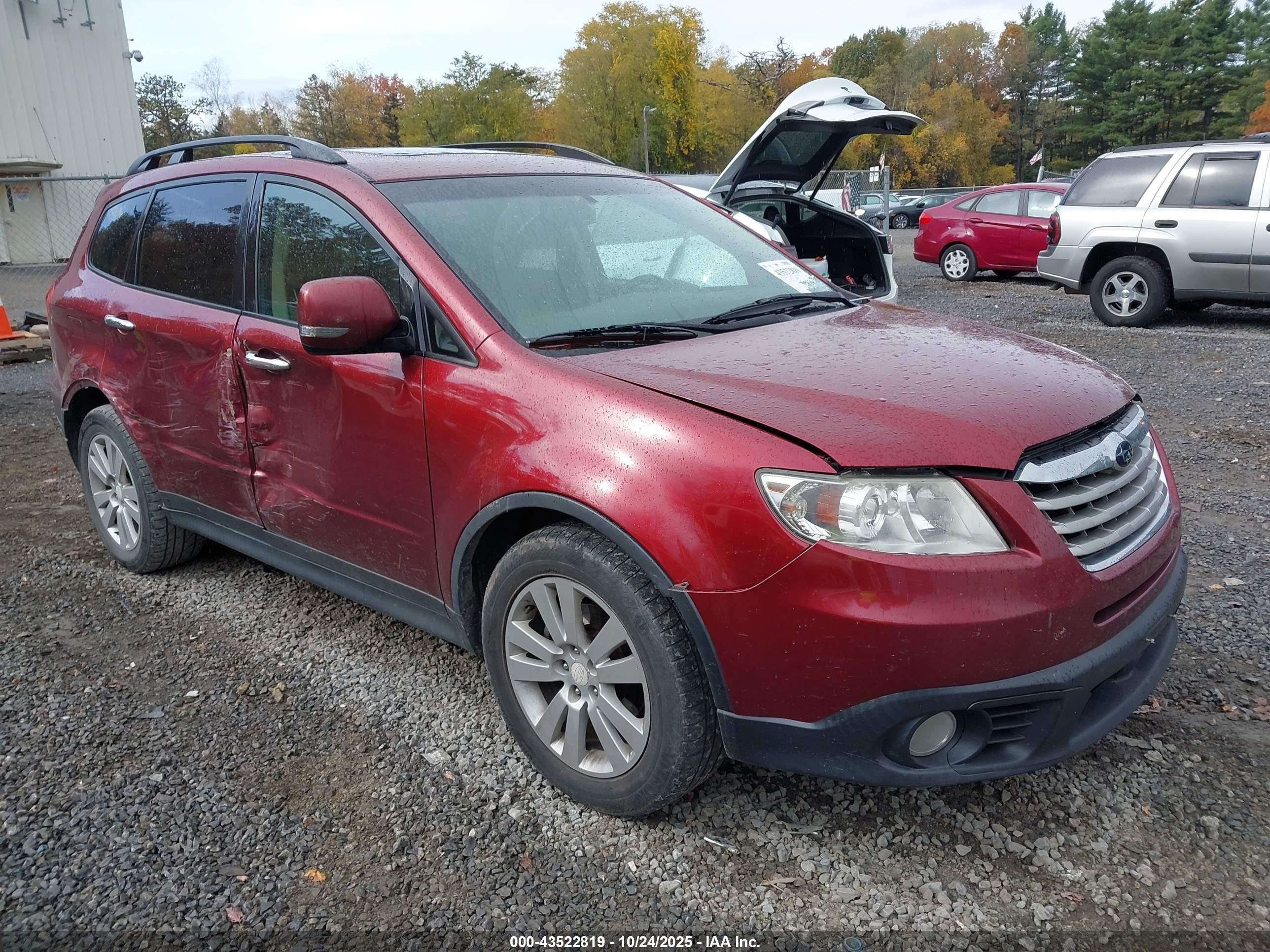 2010 Subaru Tribeca 3.6r Limited Red vin: 4S4WX9GD3A4401180