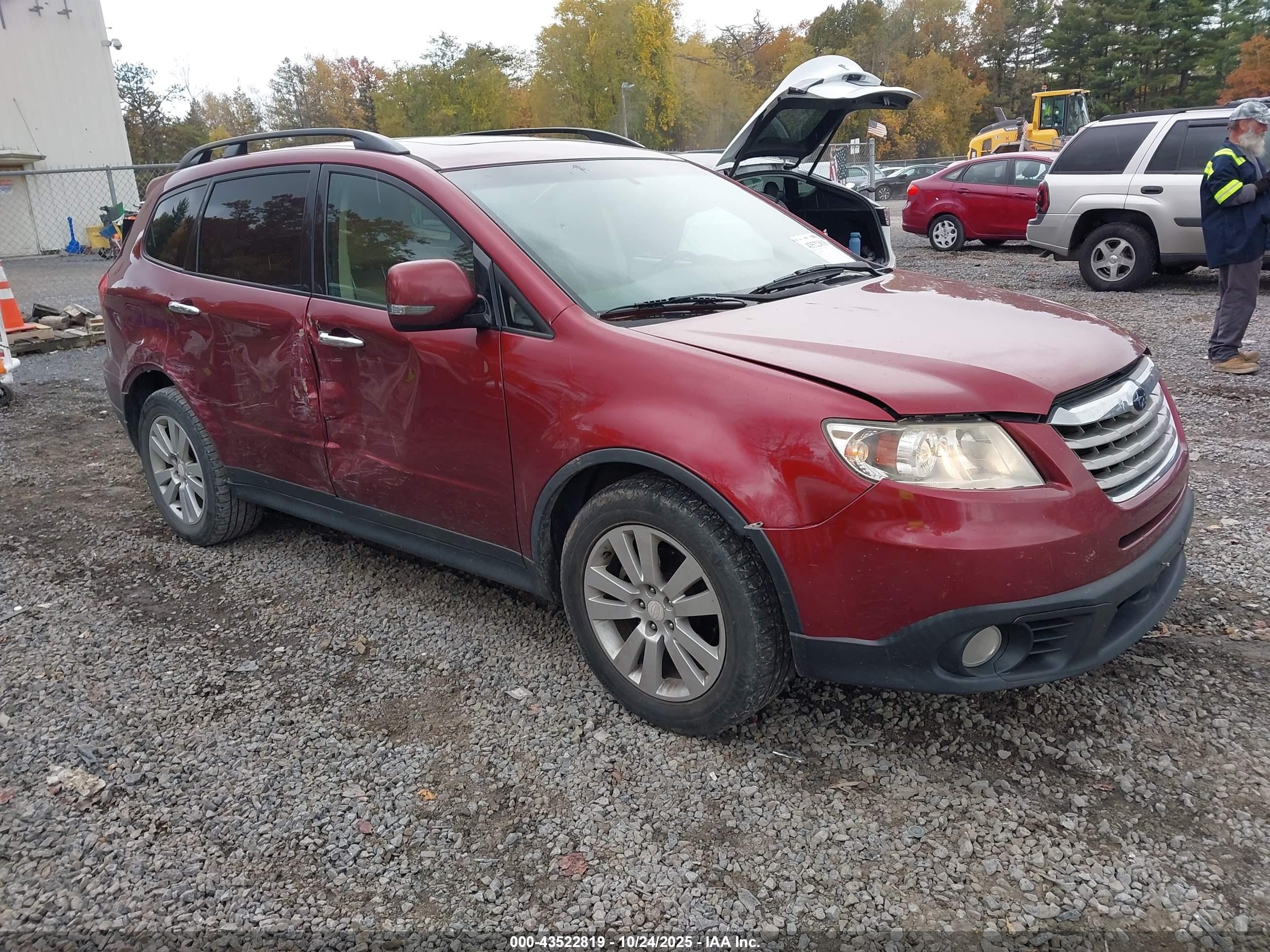 2010 Subaru Tribeca 3.6r Limited Красный vin: 4S4WX9GD3A4401180