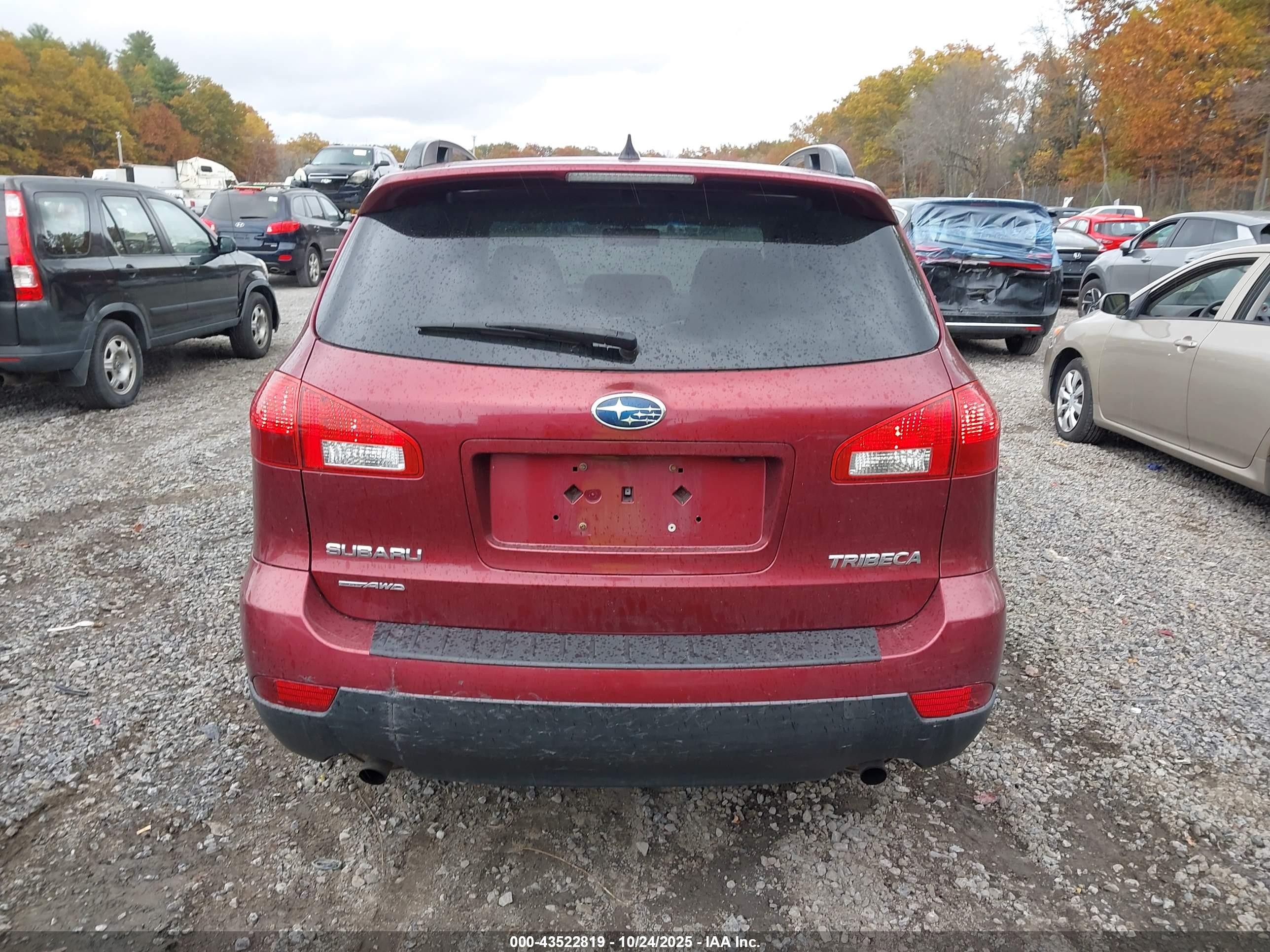 2010 Subaru Tribeca 3.6r Limited Red vin: 4S4WX9GD3A4401180