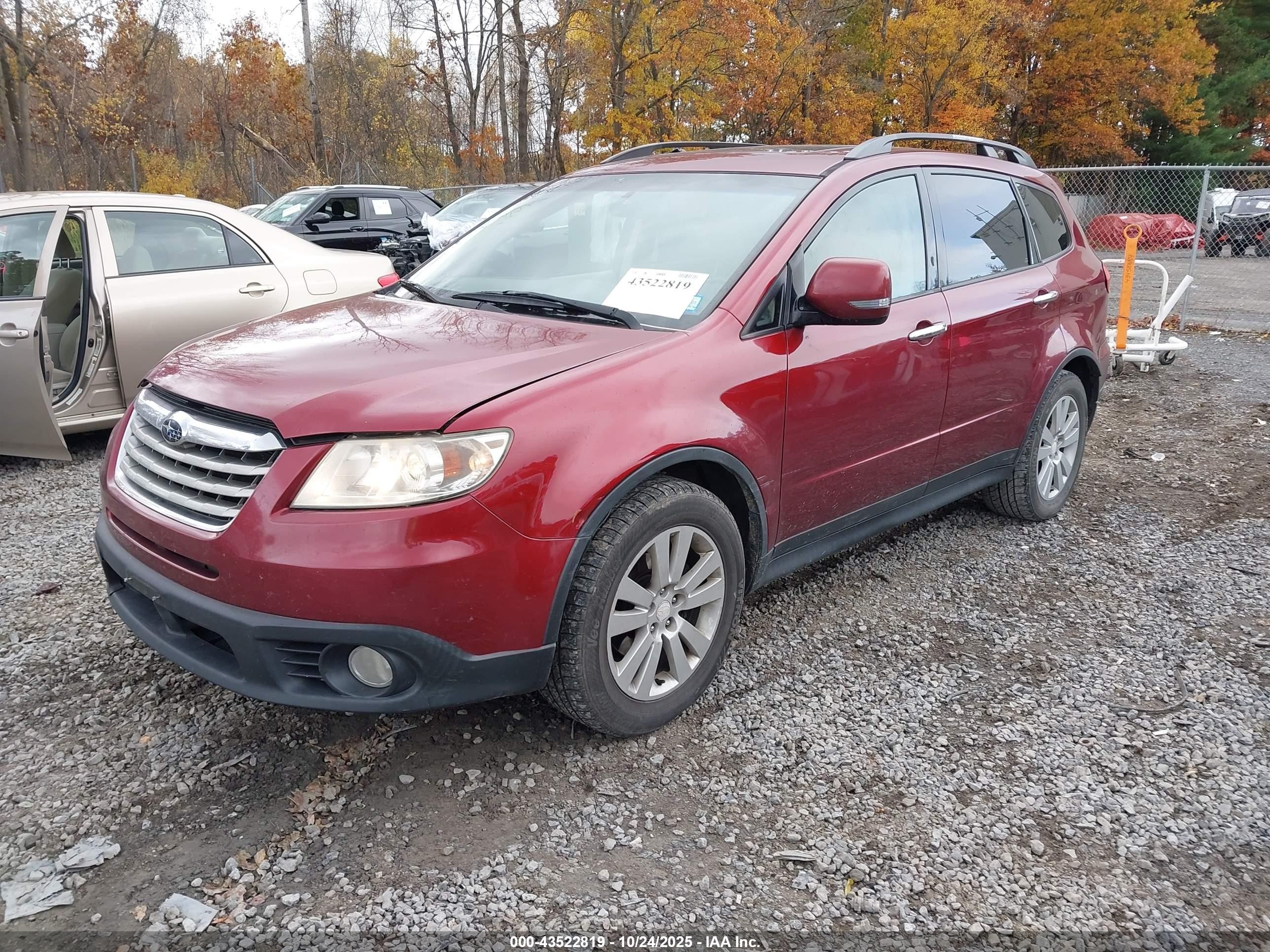 2010 Subaru Tribeca 3.6r Limited Red vin: 4S4WX9GD3A4401180