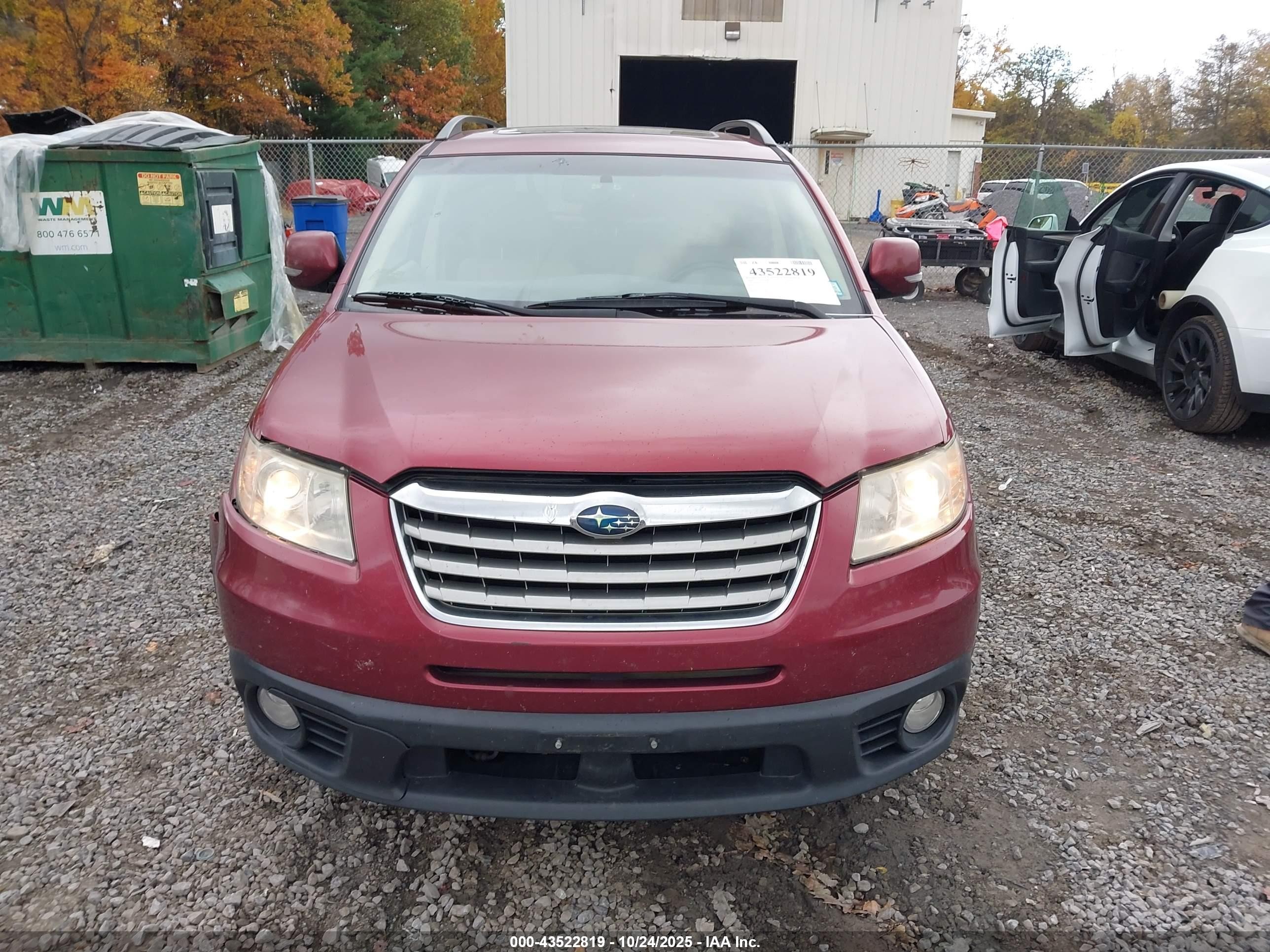 2010 Subaru Tribeca 3.6r Limited Red vin: 4S4WX9GD3A4401180