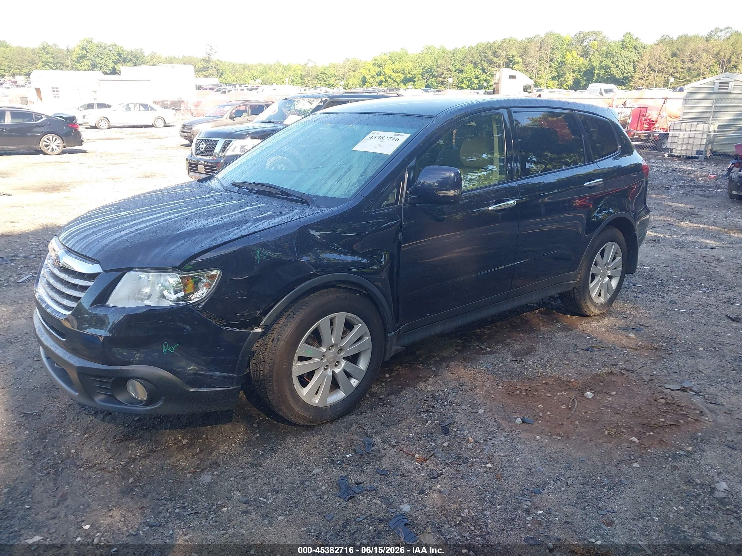2012 Subaru Tribeca 3.6r Limited Dark Blue vin: 4S4WX9GD3C4400825