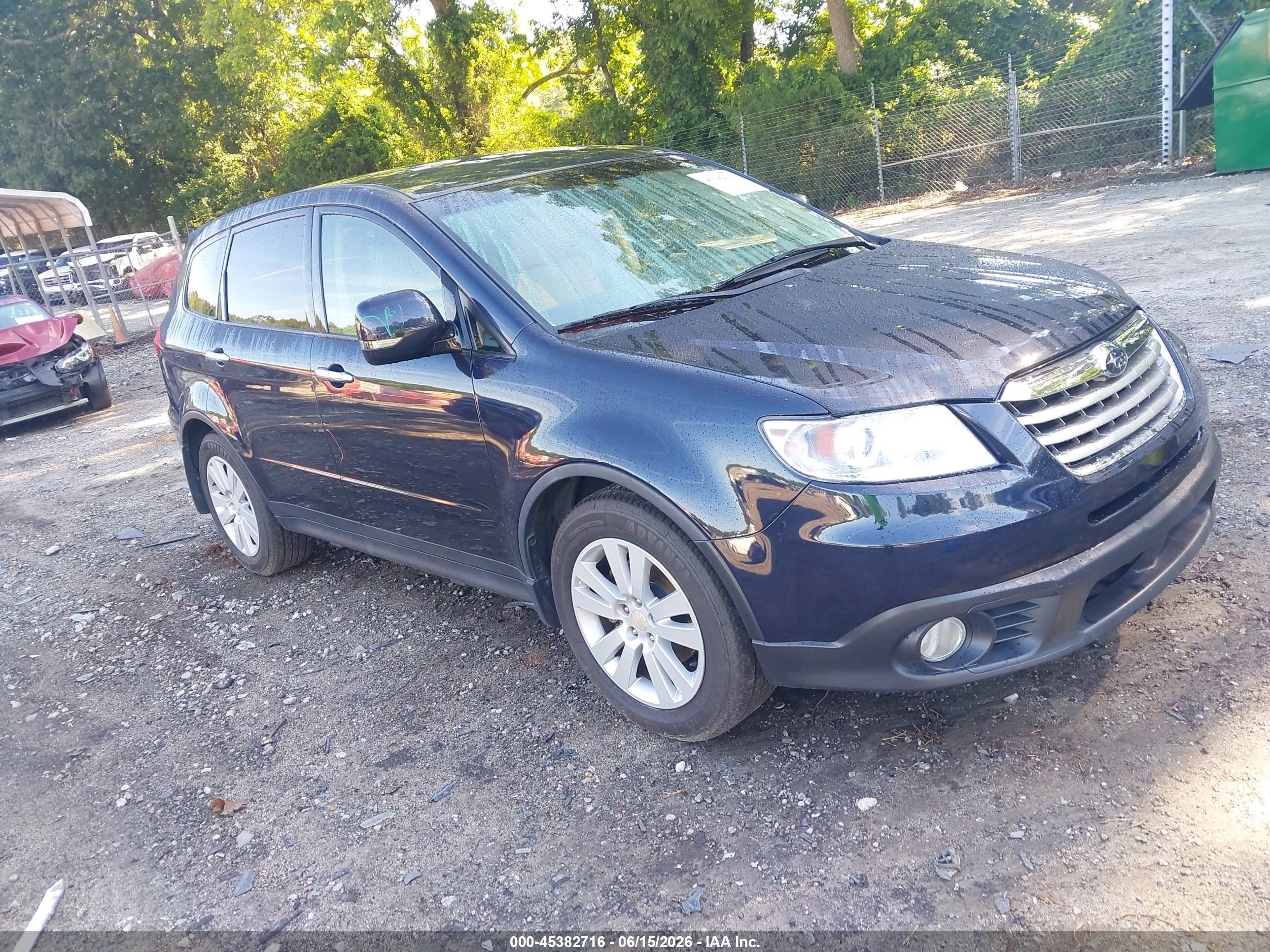 2012 Subaru Tribeca 3.6r Limited Dark Blue vin: 4S4WX9GD3C4400825