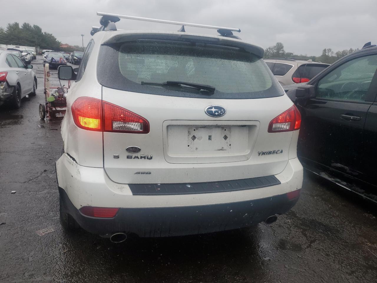2010 Subaru Tribeca Limited White vin: 4S4WX9GD4A4400796