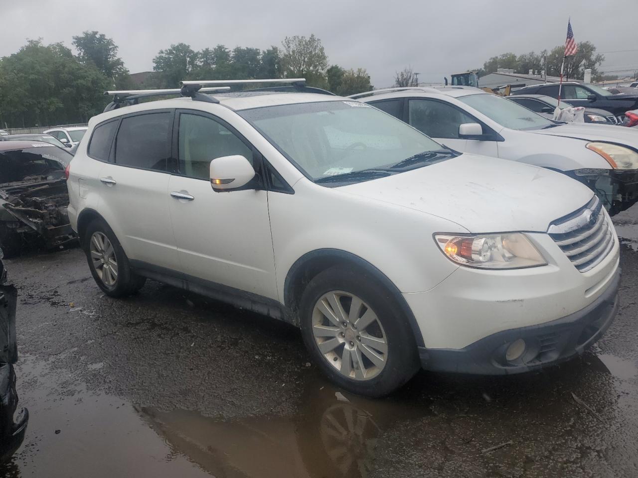2010 Subaru Tribeca Limited White vin: 4S4WX9GD4A4400796