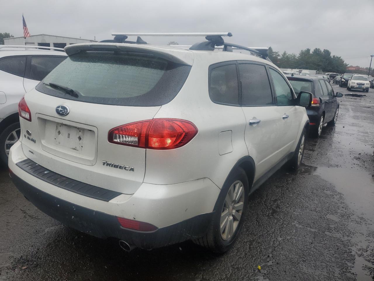 2010 Subaru Tribeca Limited White vin: 4S4WX9GD4A4400796