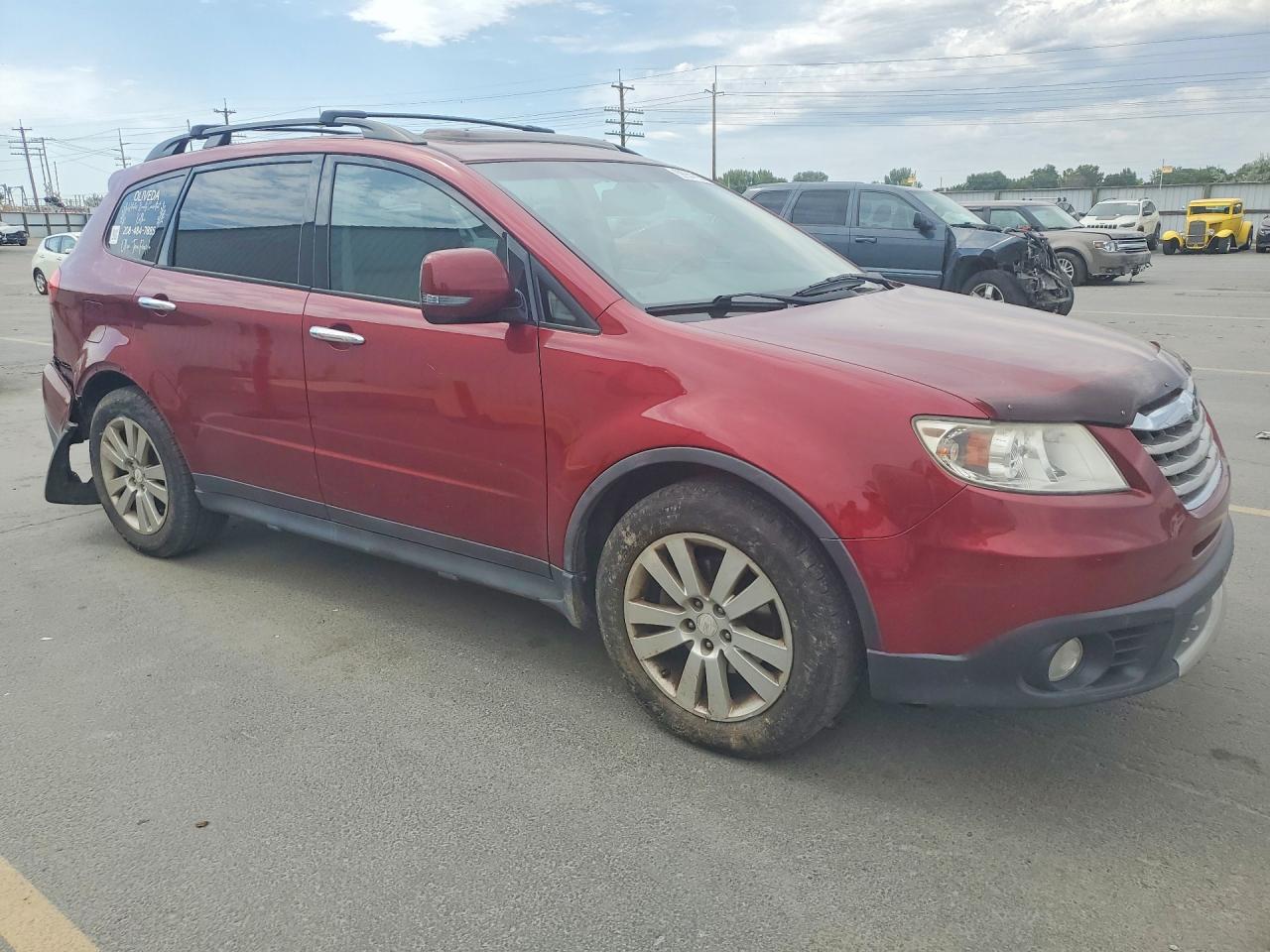 2010 Subaru Tribeca Burgundy vin: 4S4WX9GD4A4401897