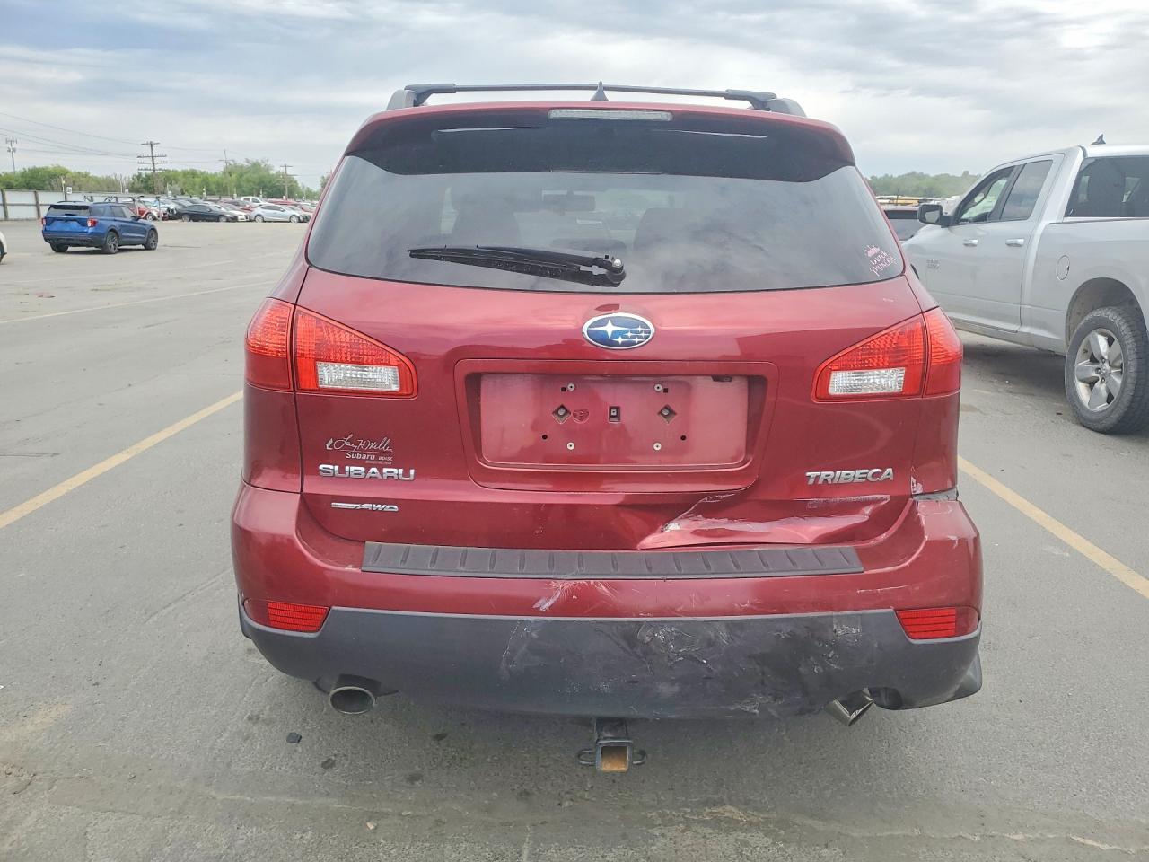 2010 Subaru Tribeca Burgundy vin: 4S4WX9GD4A4401897