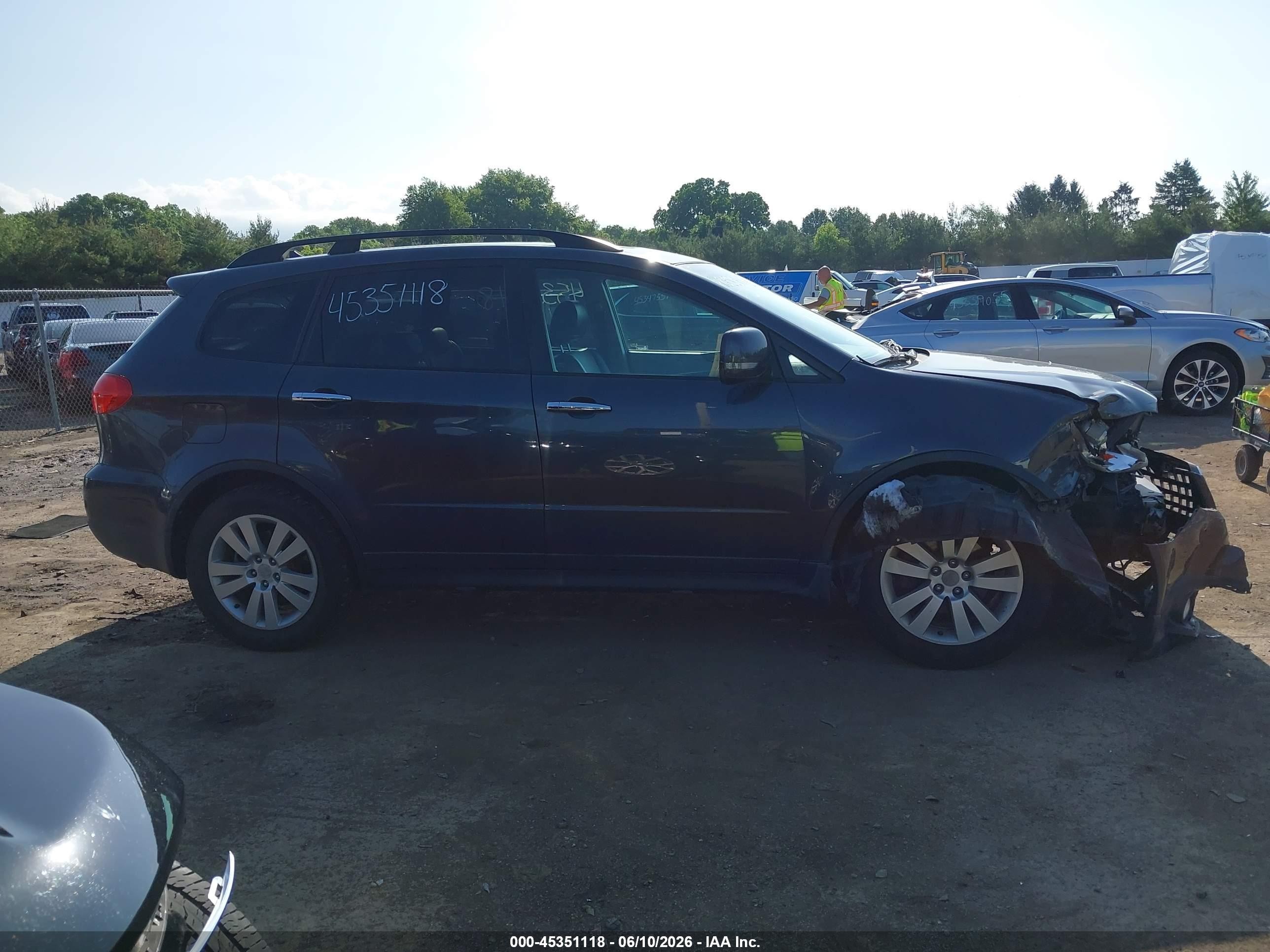 2011 Subaru Tribeca 3.6r Limited Gray vin: 4S4WX9GD4B4401724
