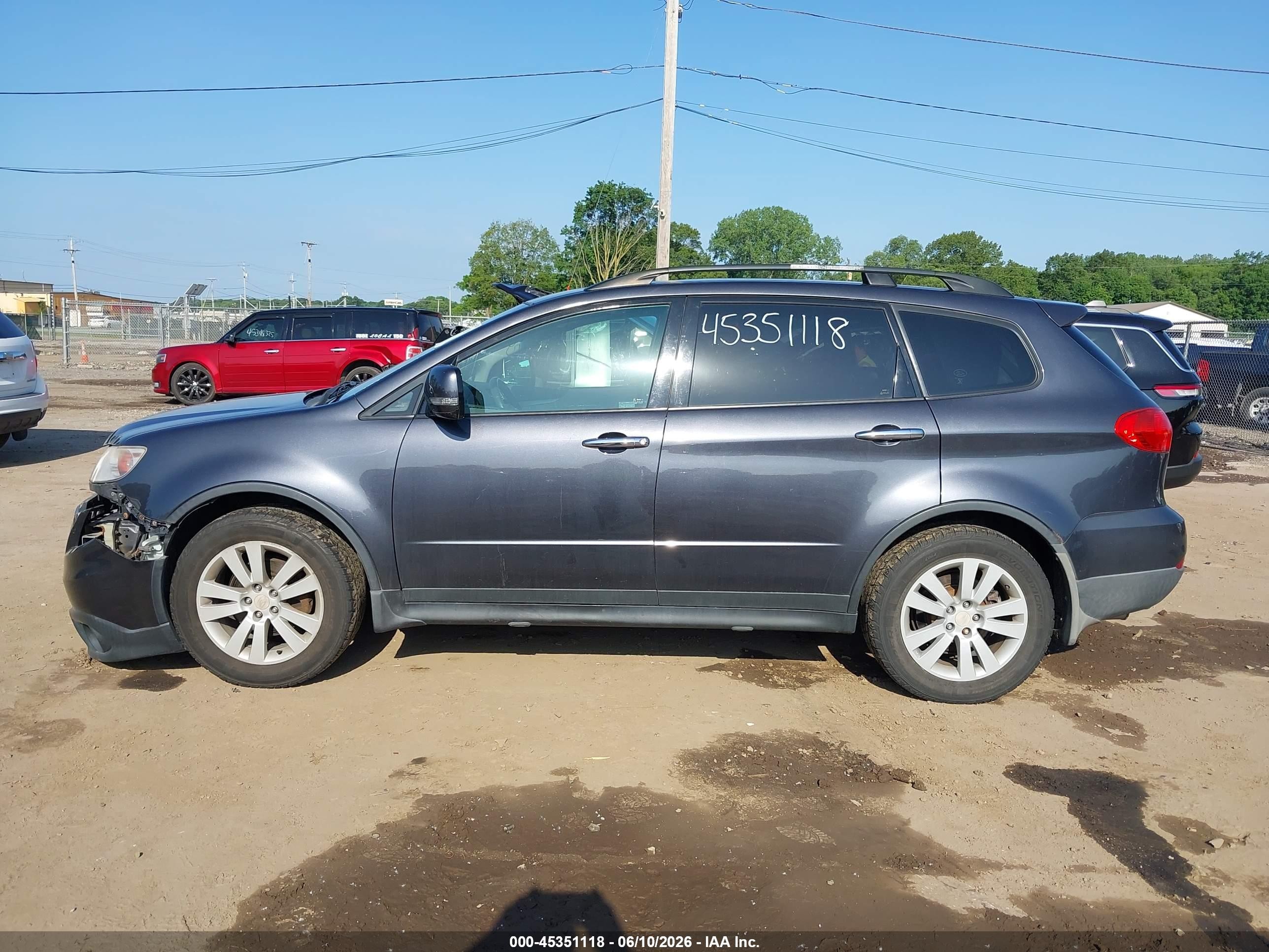 2011 Subaru Tribeca 3.6r Limited Gray vin: 4S4WX9GD4B4401724