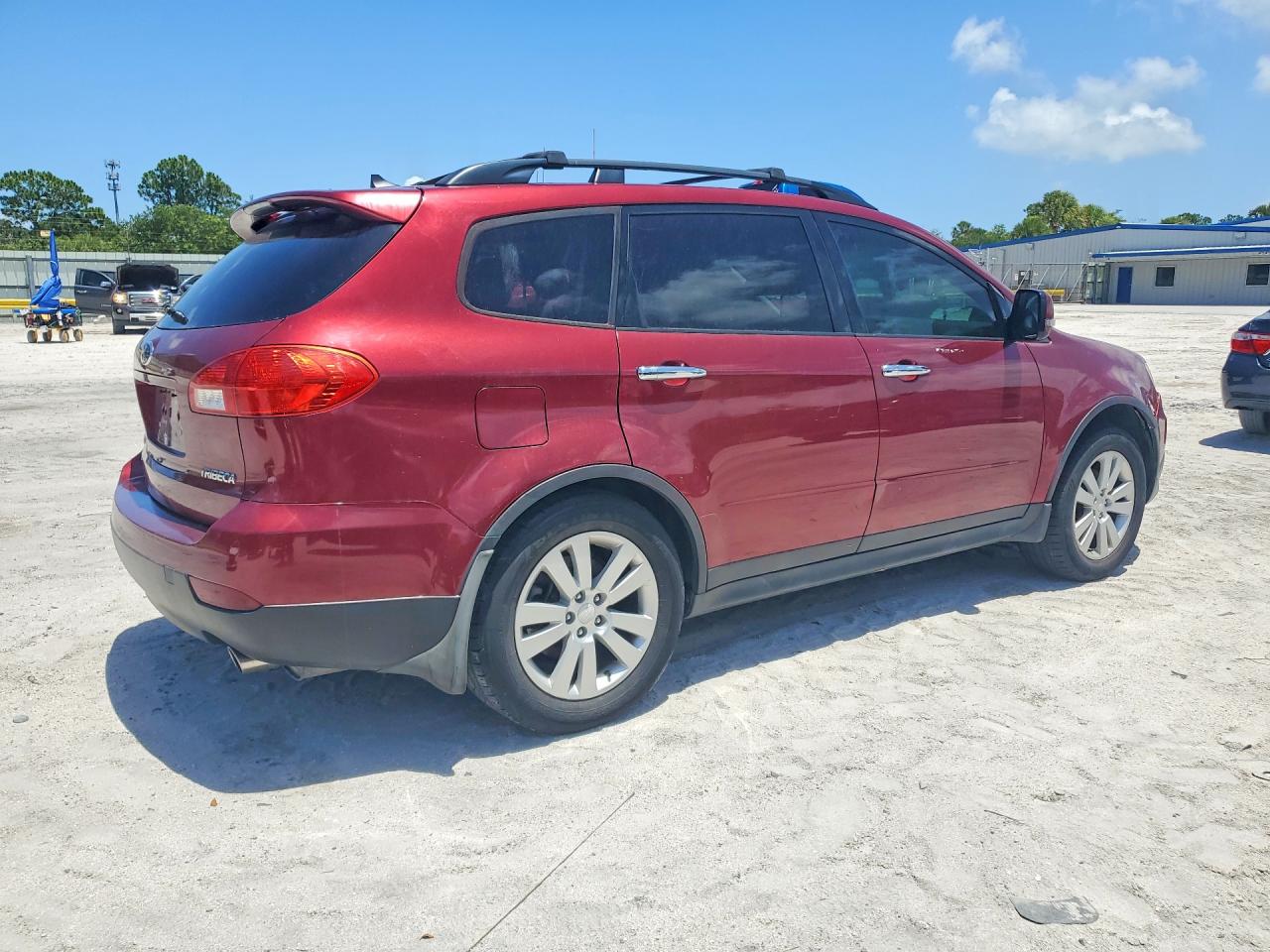 2012 Subaru Tribeca Limited Red vin: 4S4WX9GD4C4401160