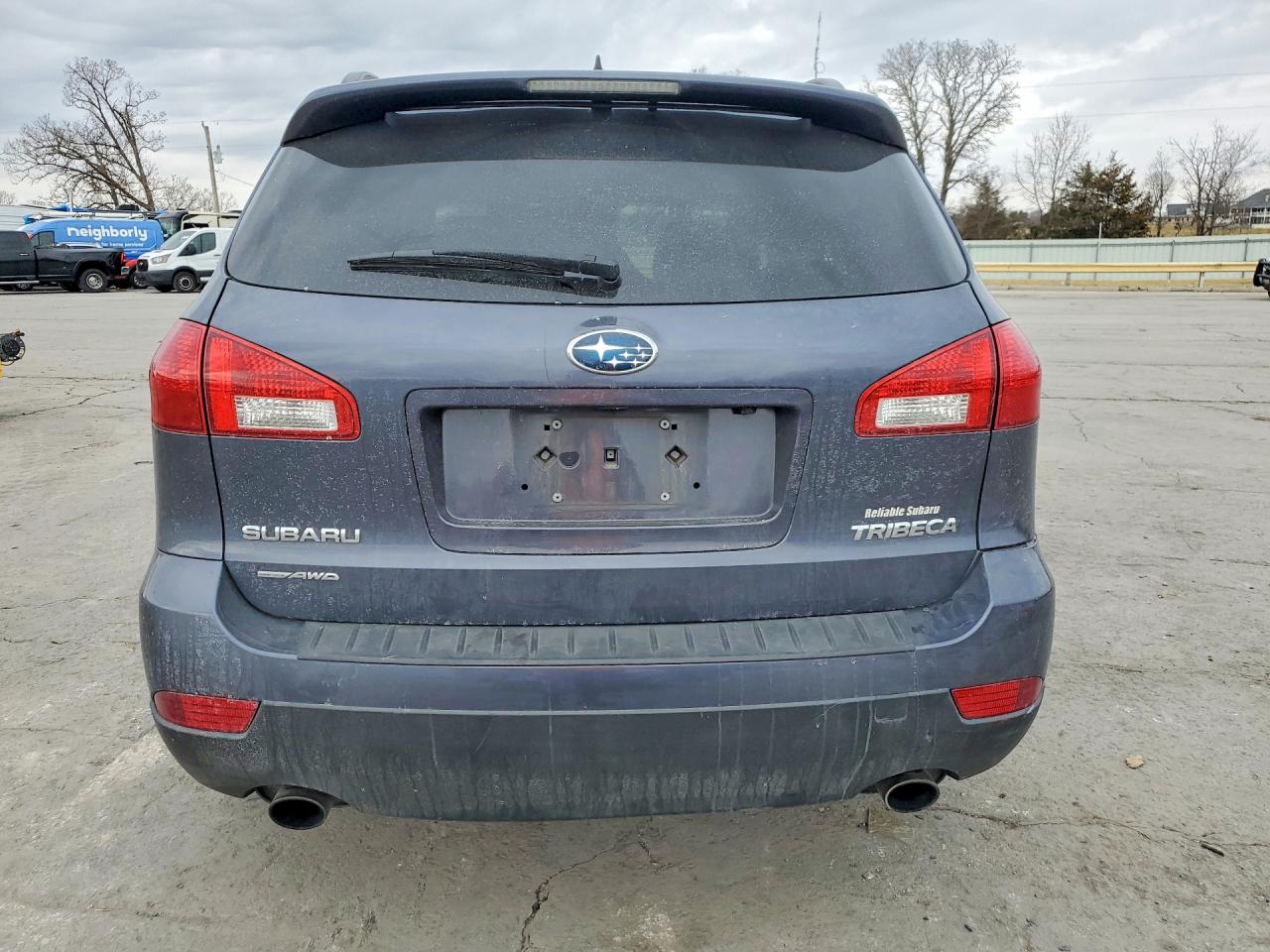 2014 Subaru Tribeca Limited Blue vin: 4S4WX9GD4E4400917