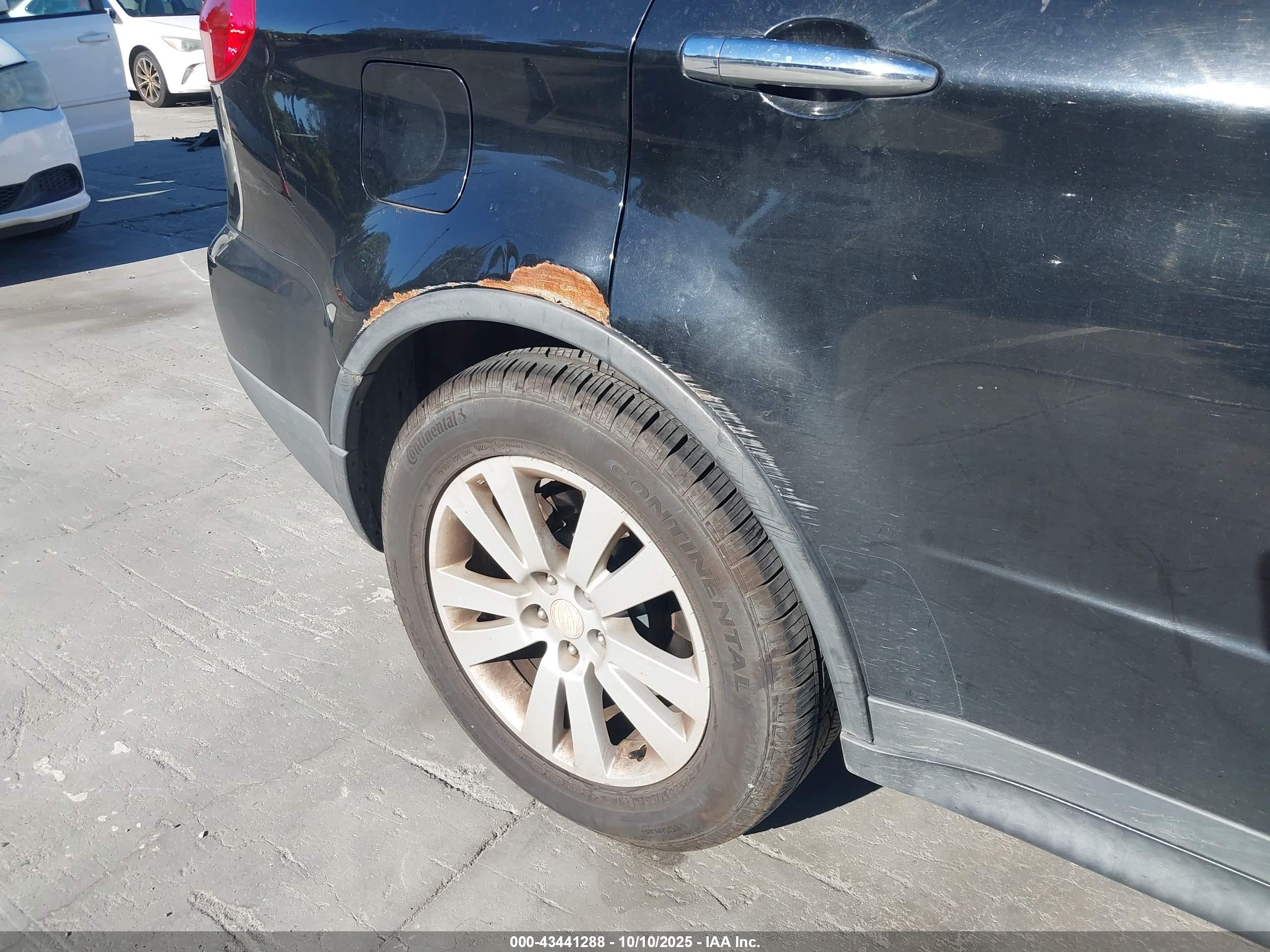 2010 Subaru Tribeca 3.6r Limited Black vin: 4S4WX9GD5A4401617