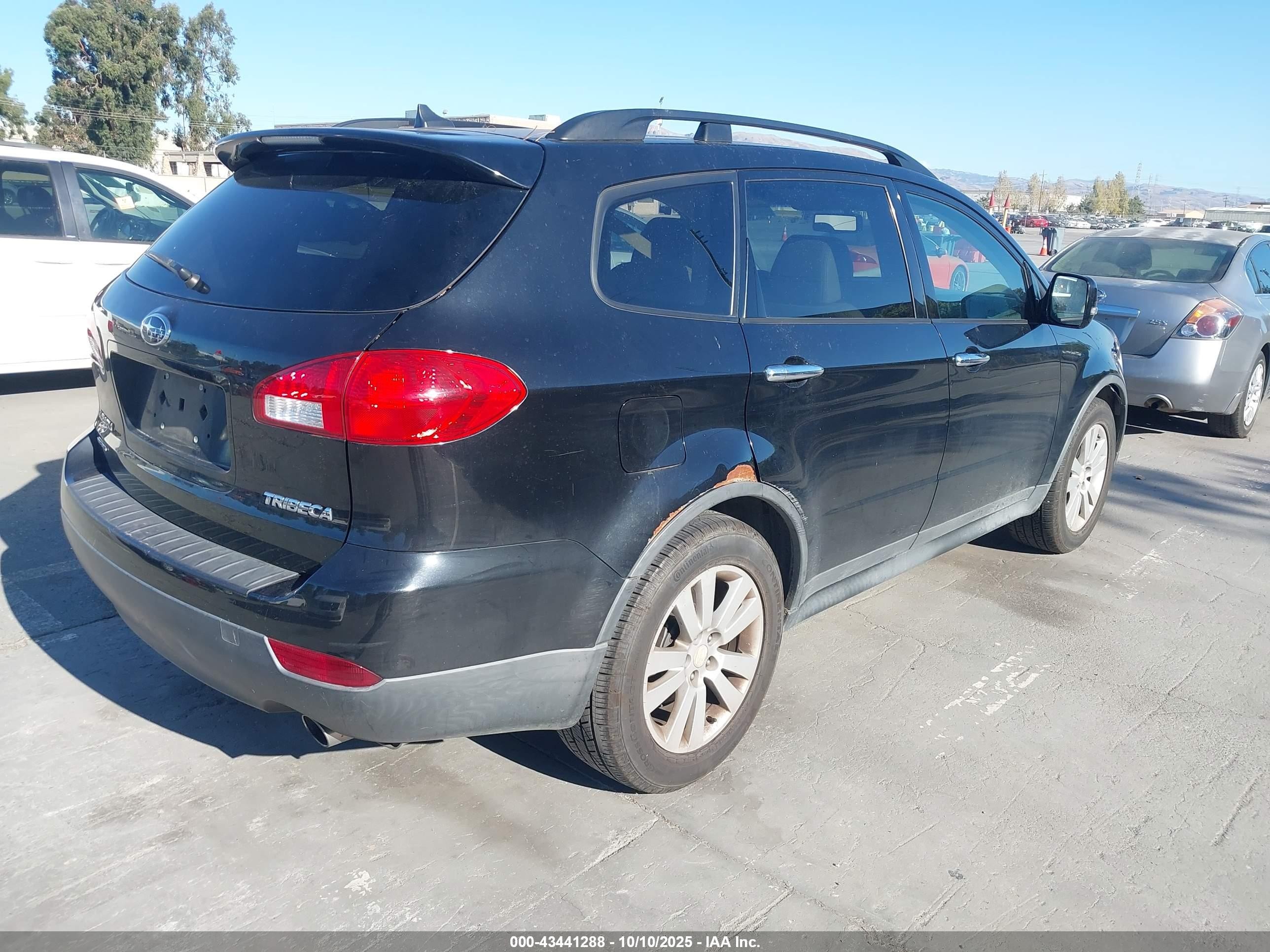 2010 Subaru Tribeca 3.6r Limited Black vin: 4S4WX9GD5A4401617