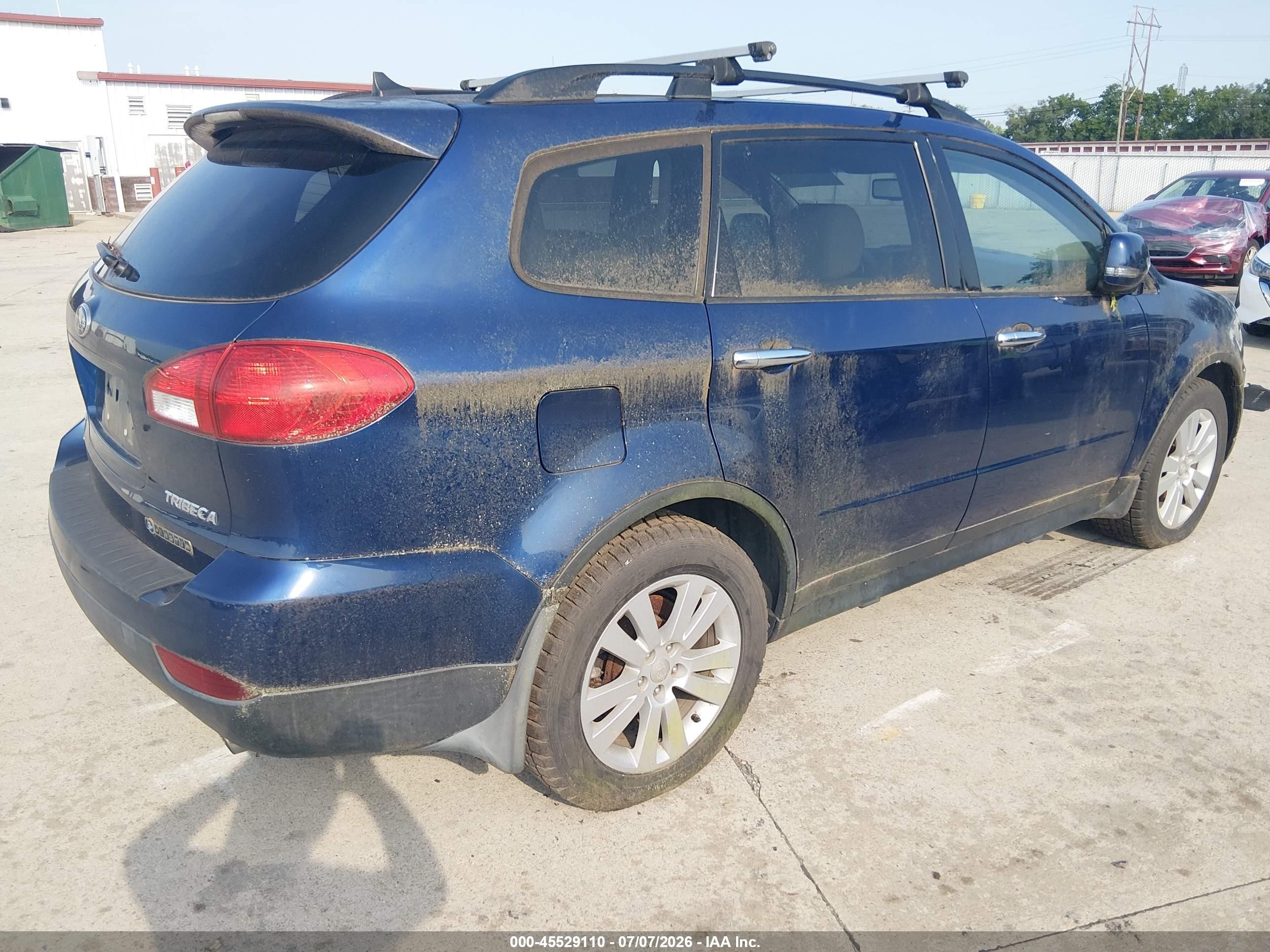 2011 Subaru Tribeca 3.6r Limited Синий vin: 4S4WX9GD5B4401795