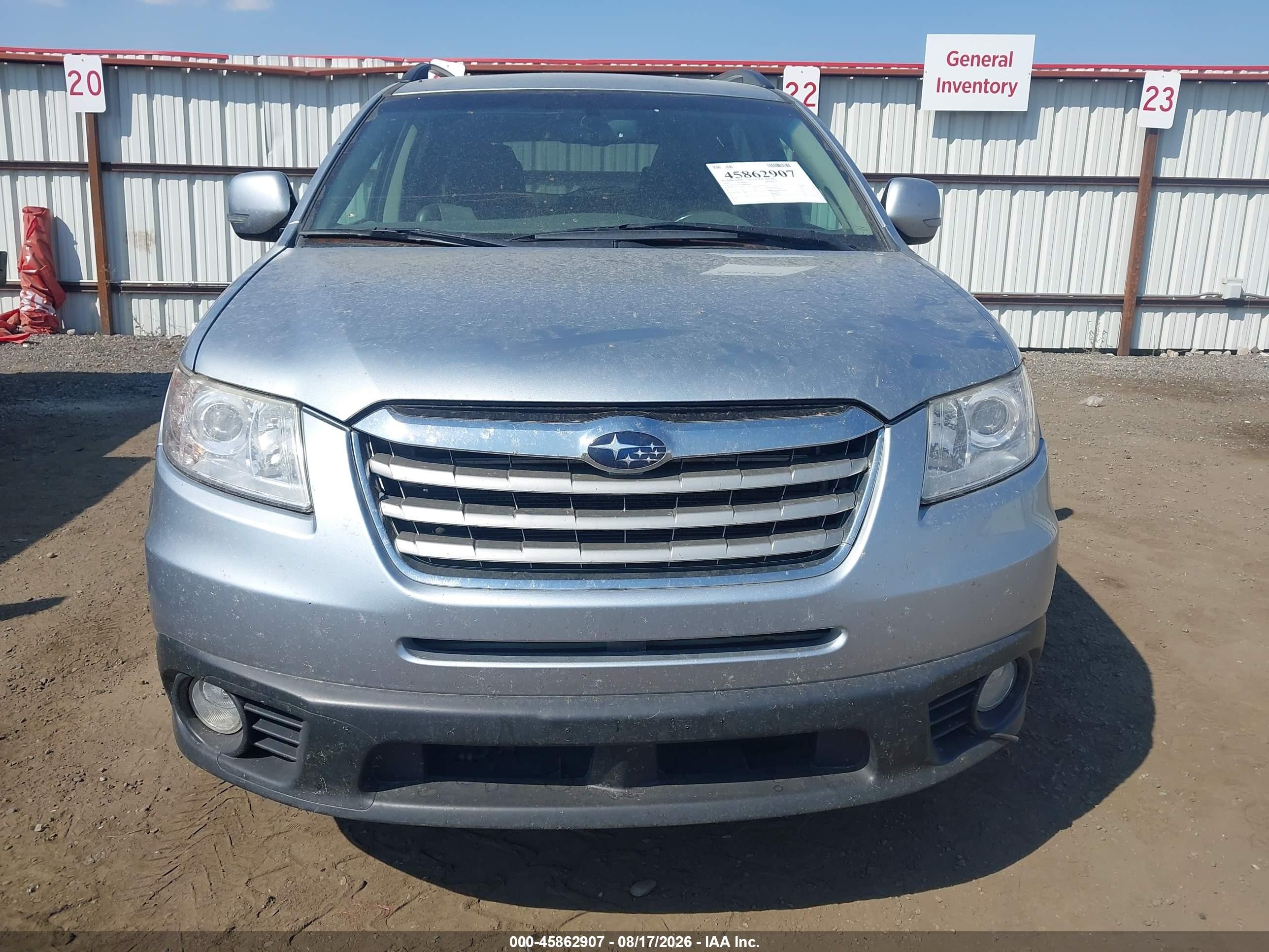2013 Subaru Tribeca 3.6r Limited Silver vin: 4S4WX9GD5D4400441