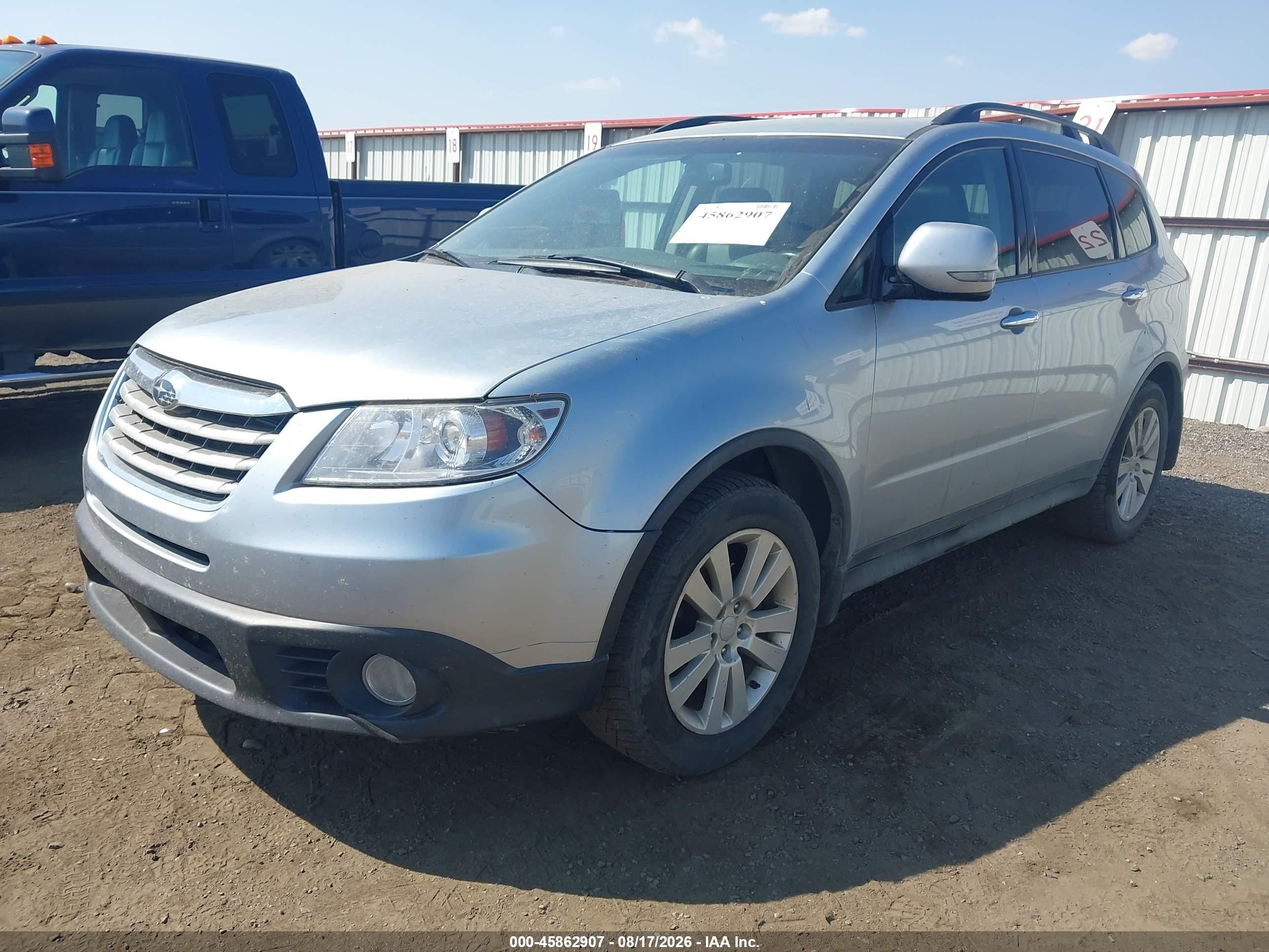 2013 Subaru Tribeca 3.6r Limited Silver vin: 4S4WX9GD5D4400441