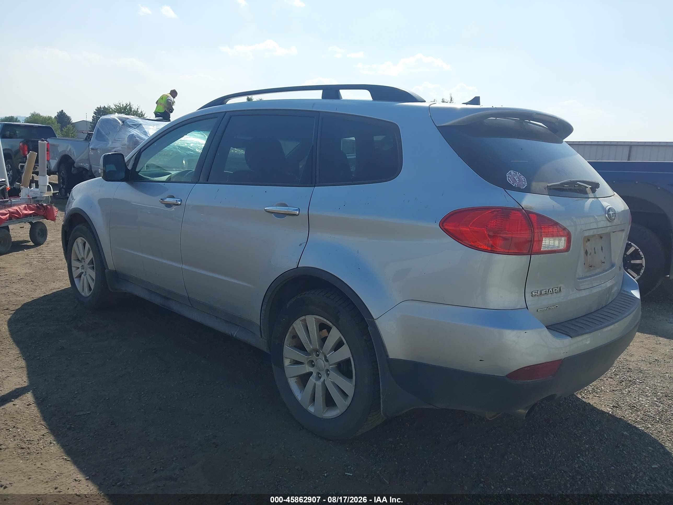 2013 Subaru Tribeca 3.6r Limited Silver vin: 4S4WX9GD5D4400441