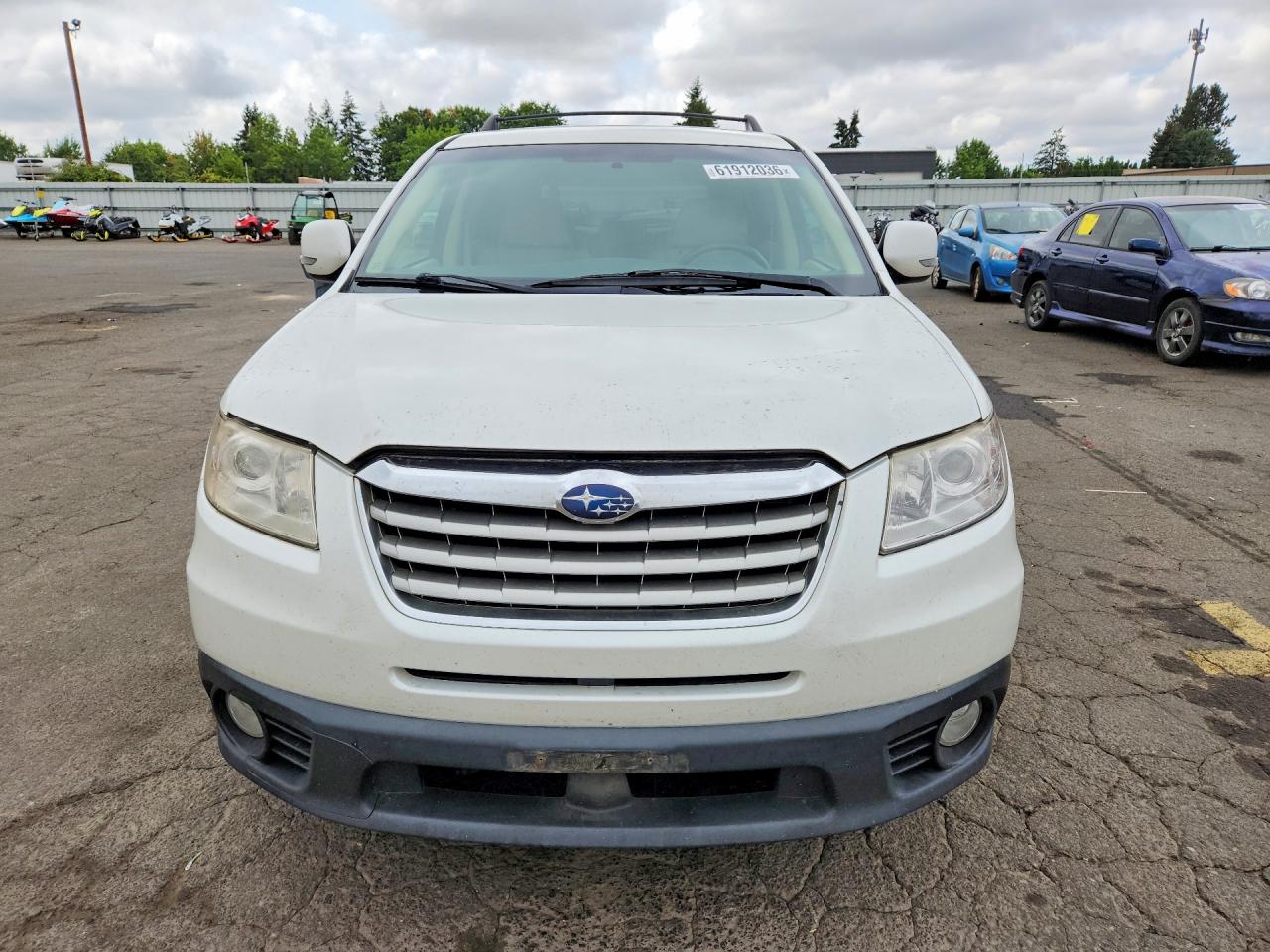 2010 Subaru Tribeca Limited White vin: 4S4WX9GD6A4401433