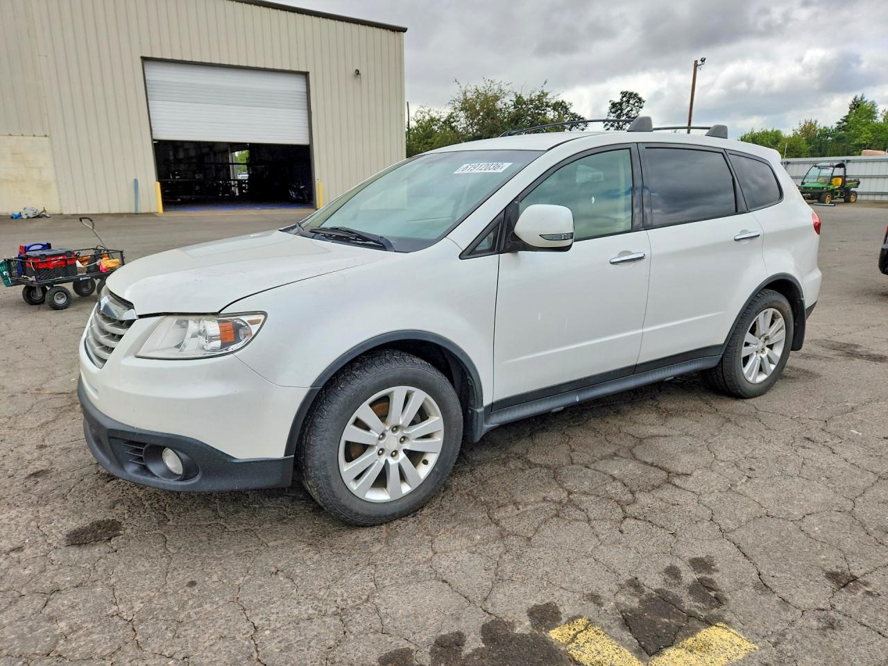 2010 Subaru Tribeca Limited White vin: 4S4WX9GD6A4401433