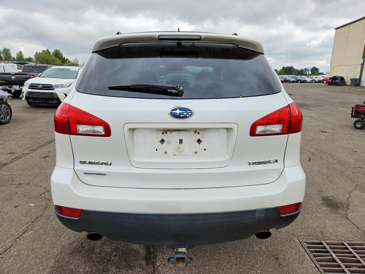 2010 Subaru Tribeca Limited White vin: 4S4WX9GD6A4401433