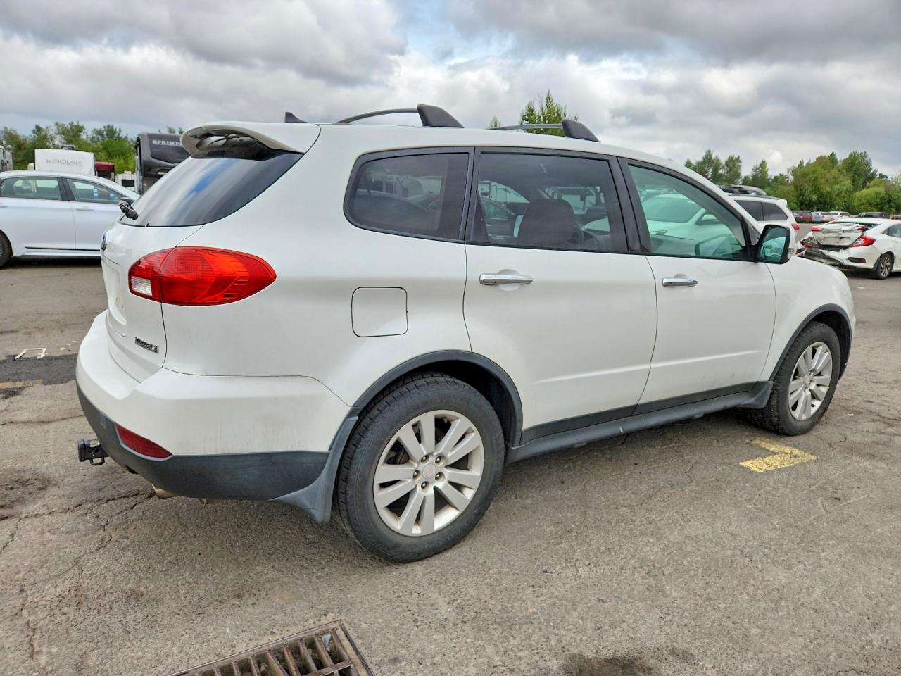 2010 Subaru Tribeca Limited White vin: 4S4WX9GD6A4401433