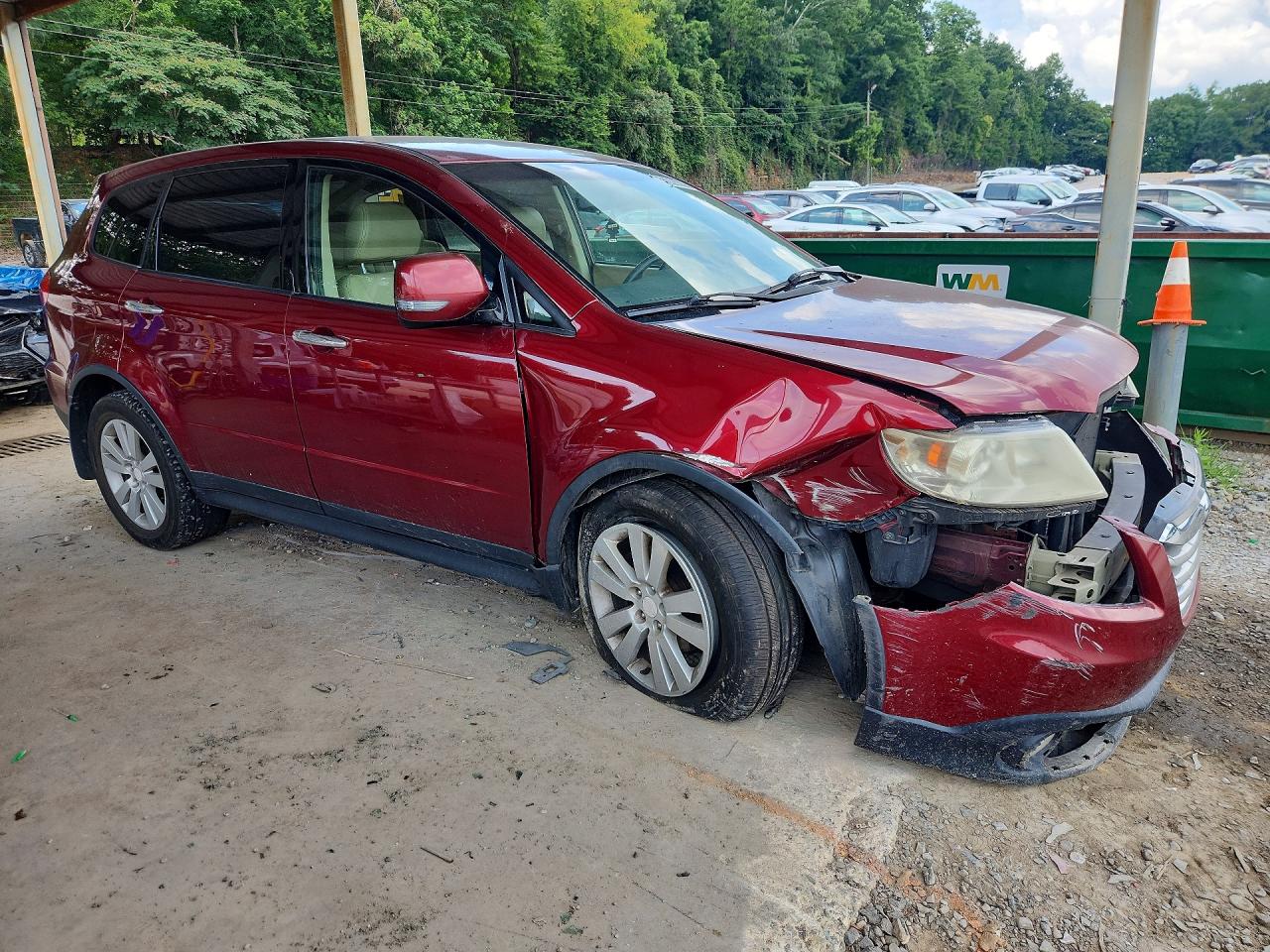 2010 Subaru Tribeca Limited Red vin: 4S4WX9GD8A4401224