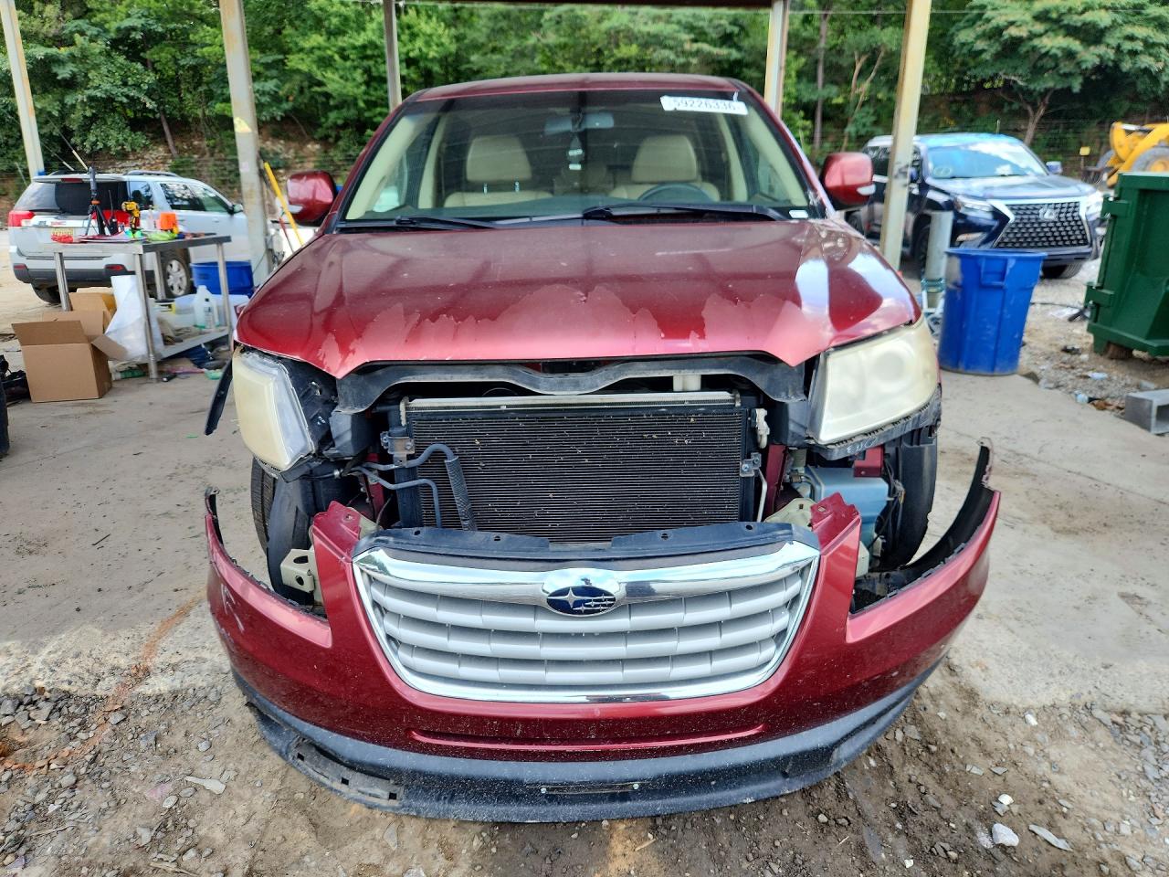 2010 Subaru Tribeca Limited Red vin: 4S4WX9GD8A4401224