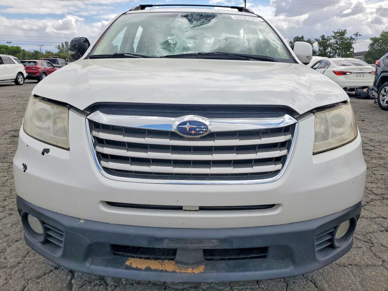 2011 Subaru Tribeca Limited White vin: 4S4WX9GD8B4402486
