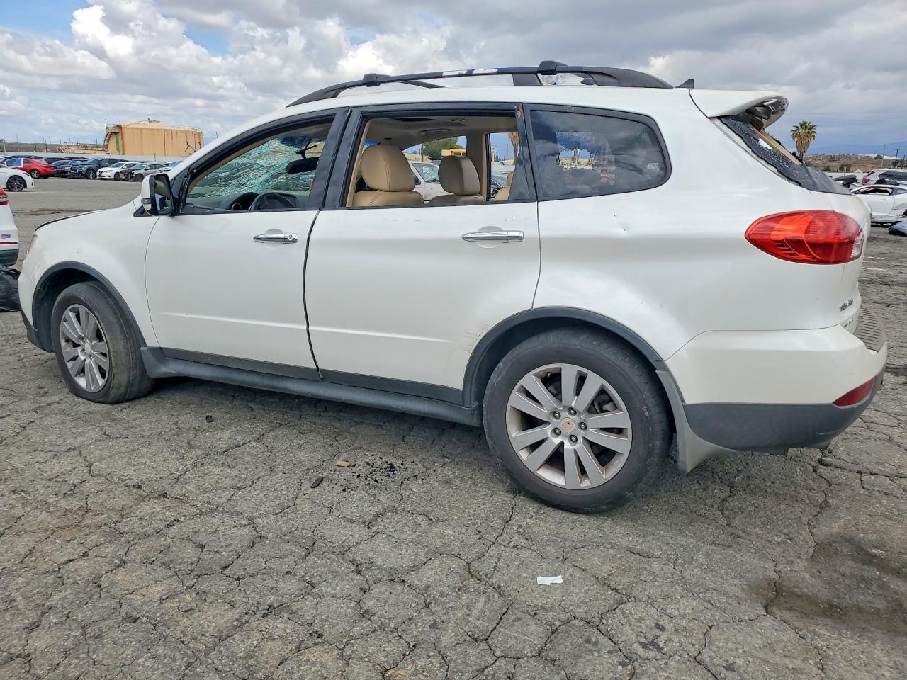 2011 Subaru Tribeca Limited White vin: 4S4WX9GD8B4402486