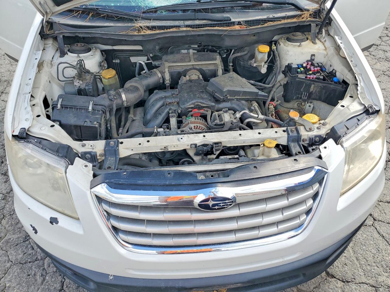 2011 Subaru Tribeca Limited White vin: 4S4WX9GD8B4402486