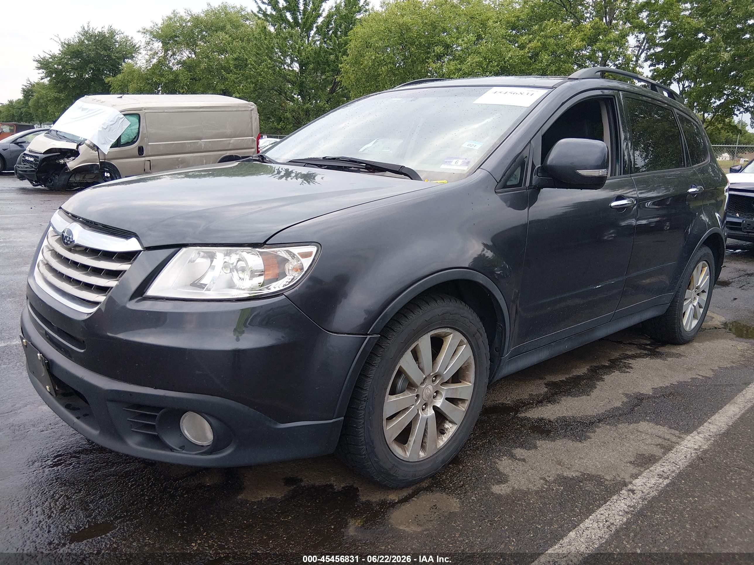 2012 Subaru Tribeca 3.6r Limited Gray vin: 4S4WX9GD8C4400674
