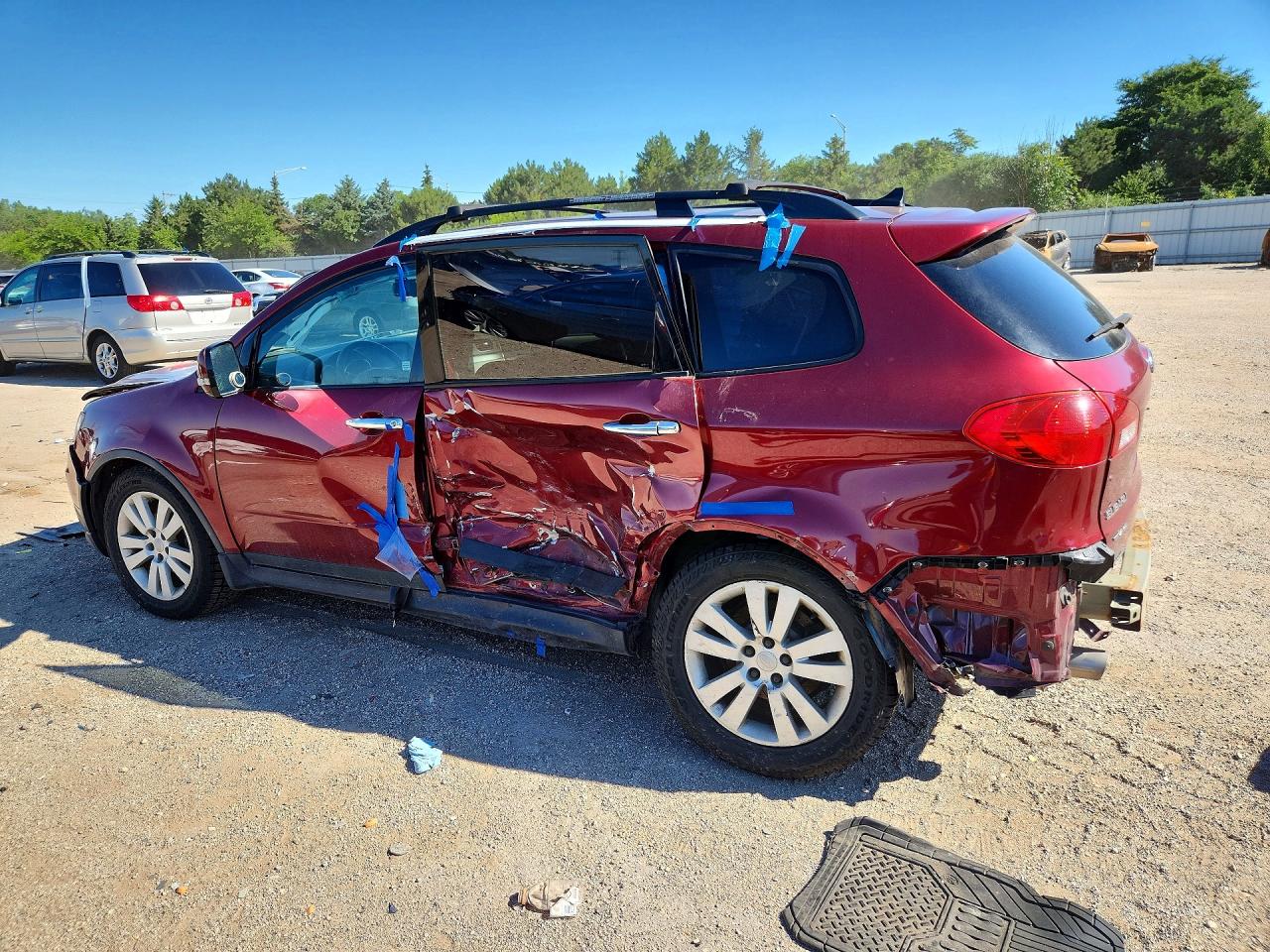 2012 Subaru Tribeca Limited Красный vin: 4S4WX9GD8C4401355