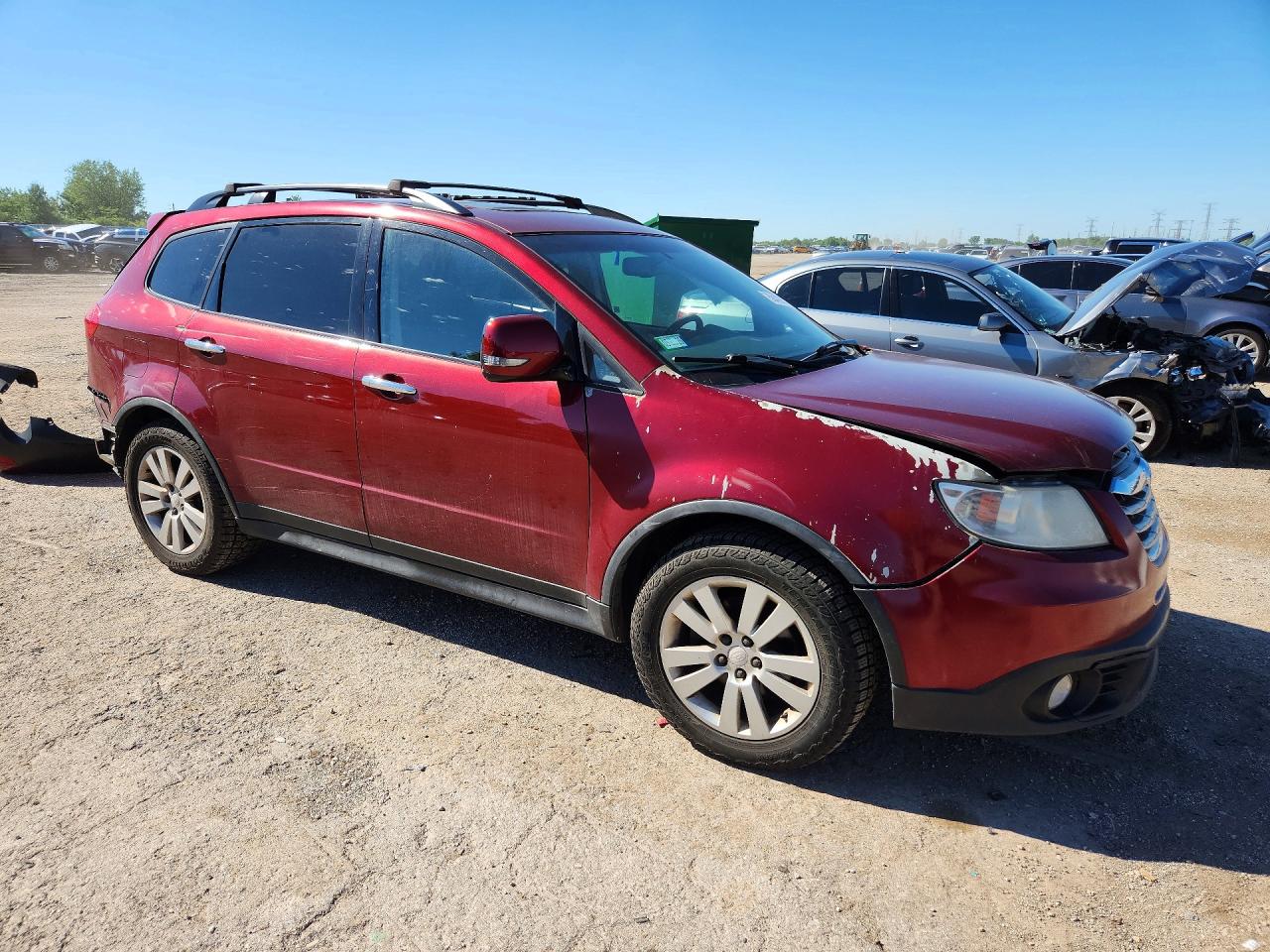 2012 Subaru Tribeca Limited Красный vin: 4S4WX9GD8C4401355