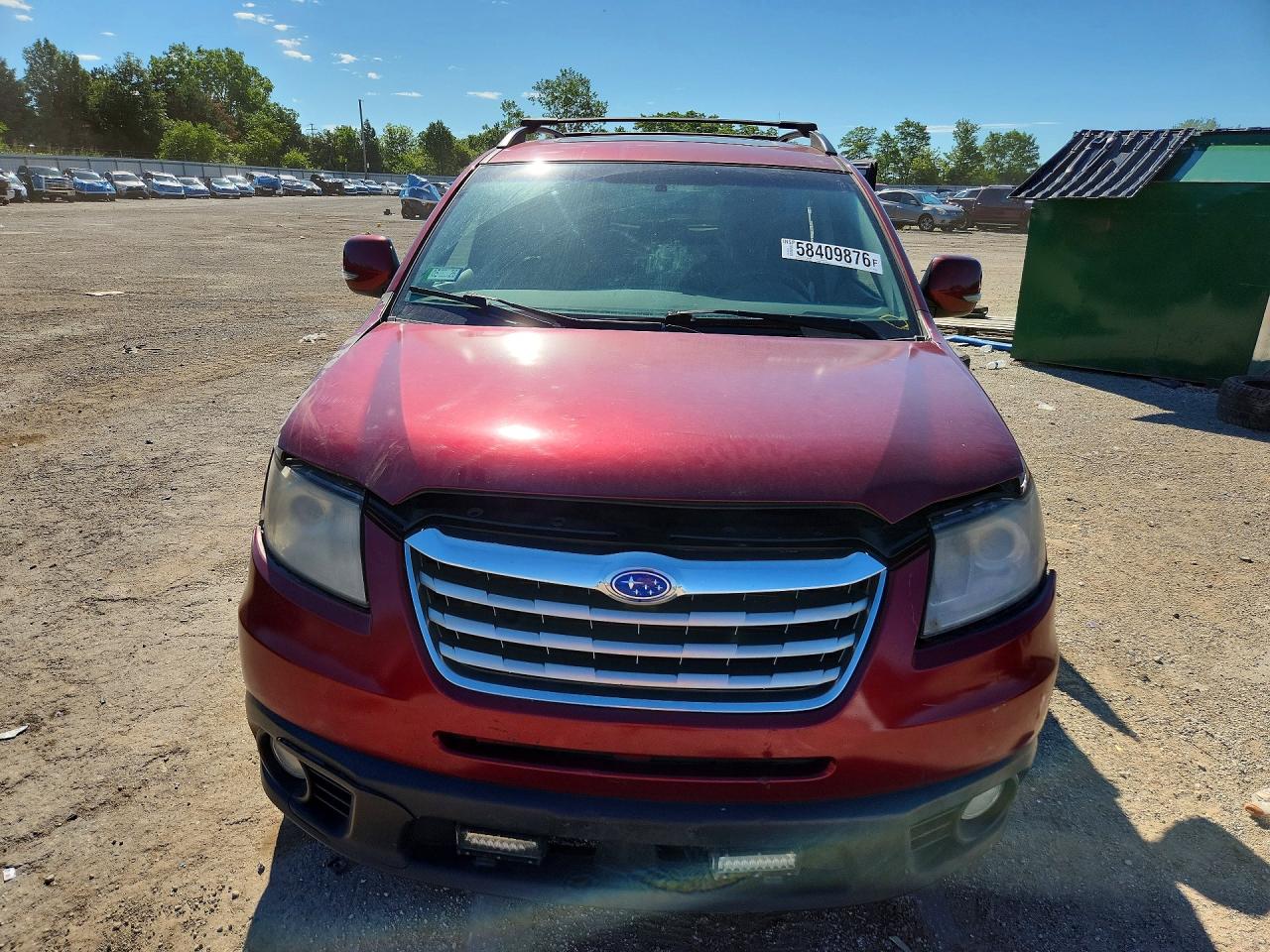 2012 Subaru Tribeca Limited Красный vin: 4S4WX9GD8C4401355