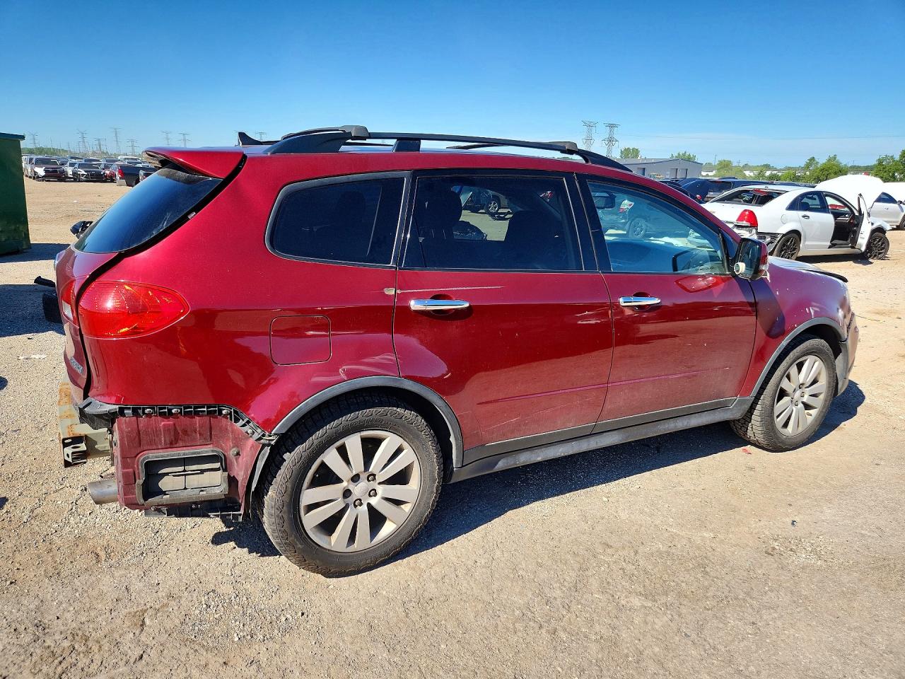 2012 Subaru Tribeca Limited Красный vin: 4S4WX9GD8C4401355