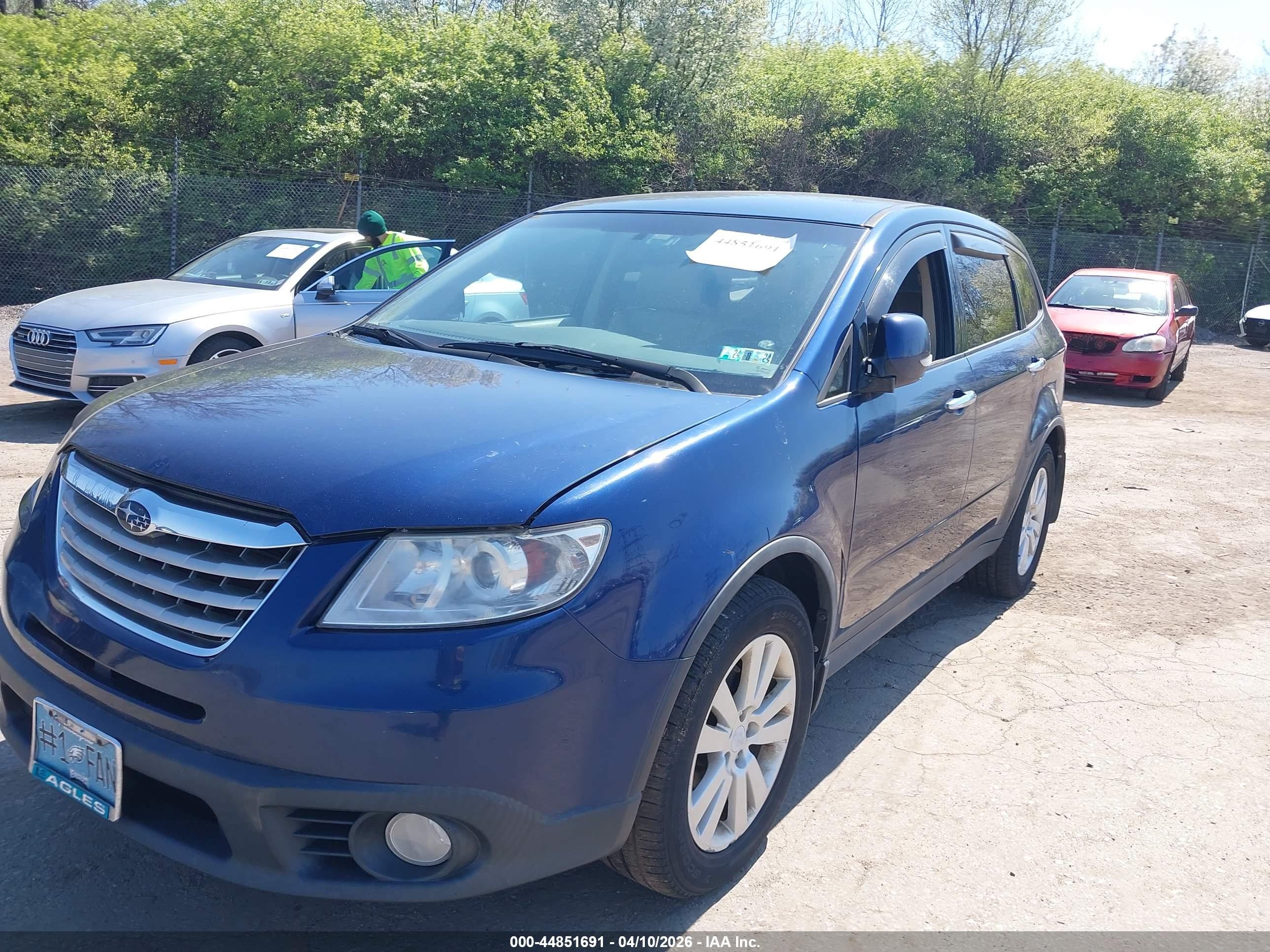 2010 Subaru Tribeca 3.6r Limited Blue vin: 4S4WX9GDXA4401662