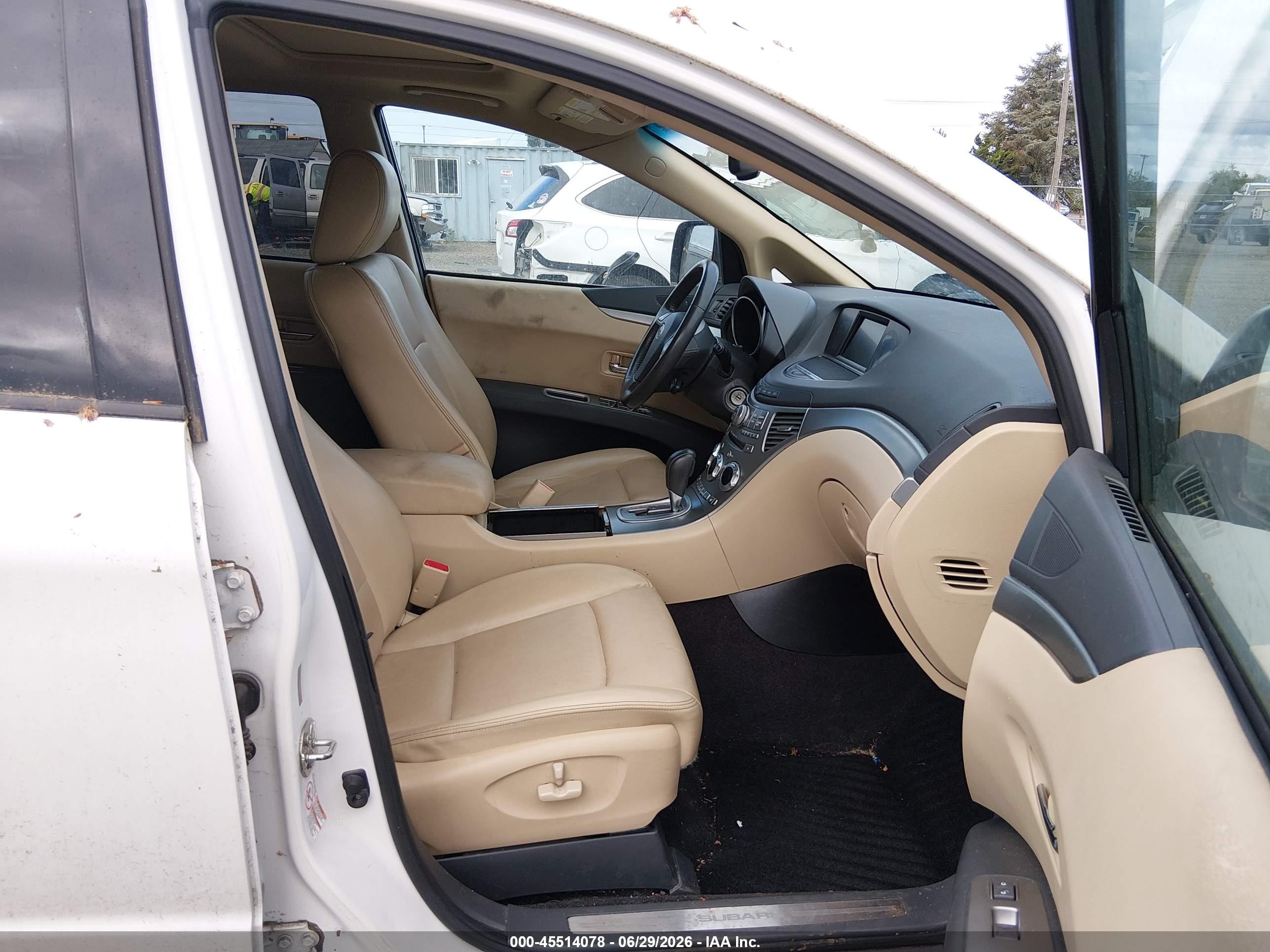 2013 Subaru Tribeca 3.6r Limited Белый vin: 4S4WX9HD1D4401696