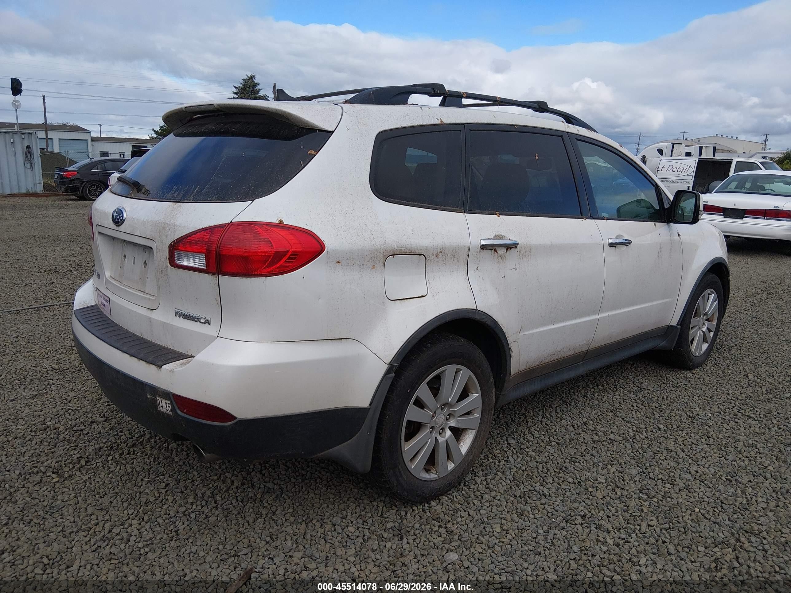 2013 Subaru Tribeca 3.6r Limited Белый vin: 4S4WX9HD1D4401696