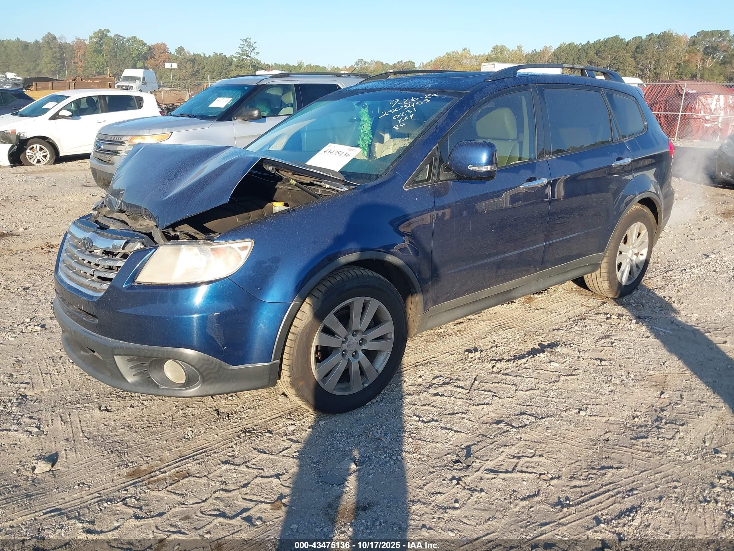 2010 Subaru Tribeca 3.6r Limited Blue vin: 4S4WX9HD2A4400231