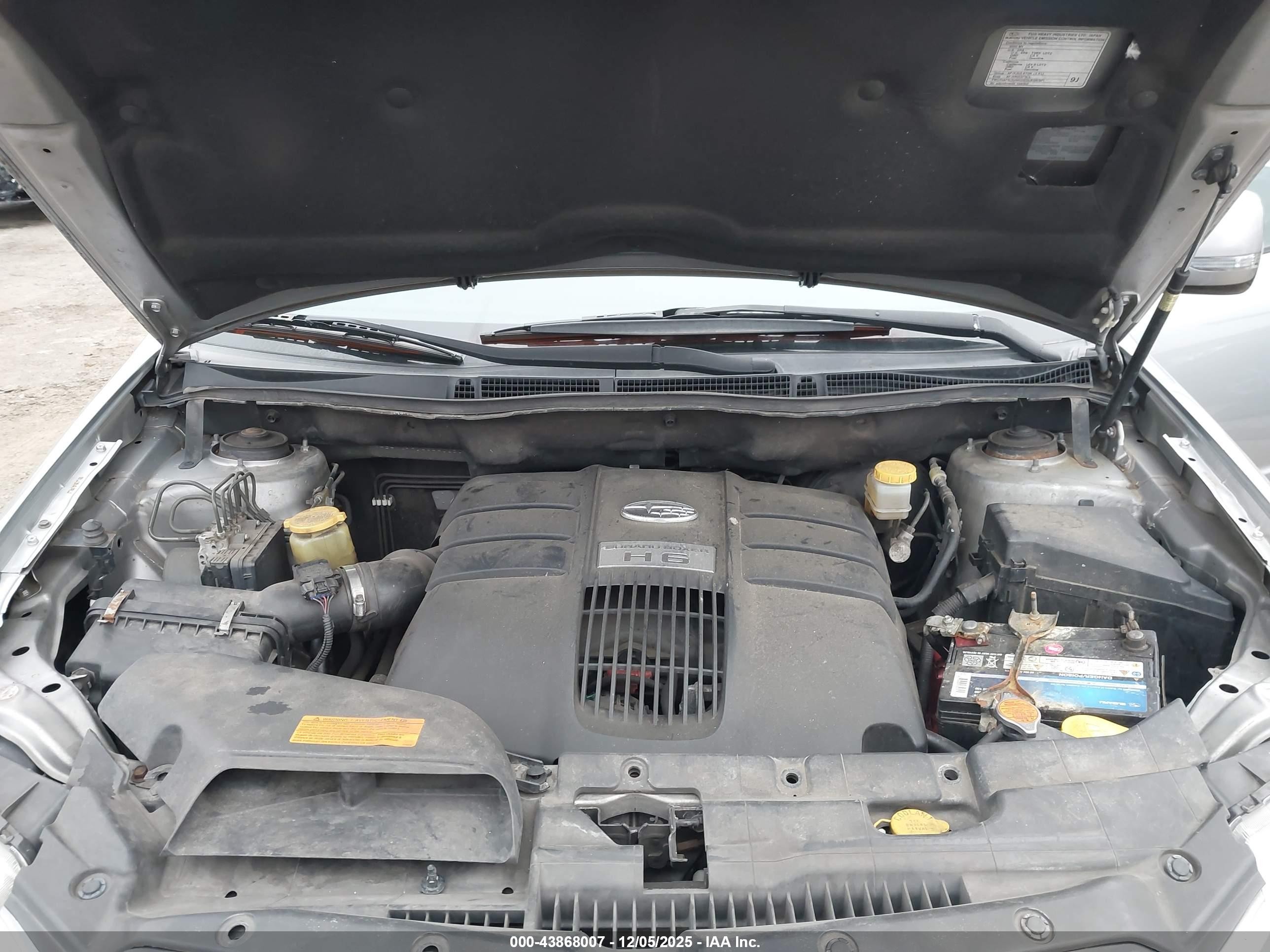 2010 Subaru Tribeca 3.6r Limited Silver vin: 4S4WX9HD4A4402501