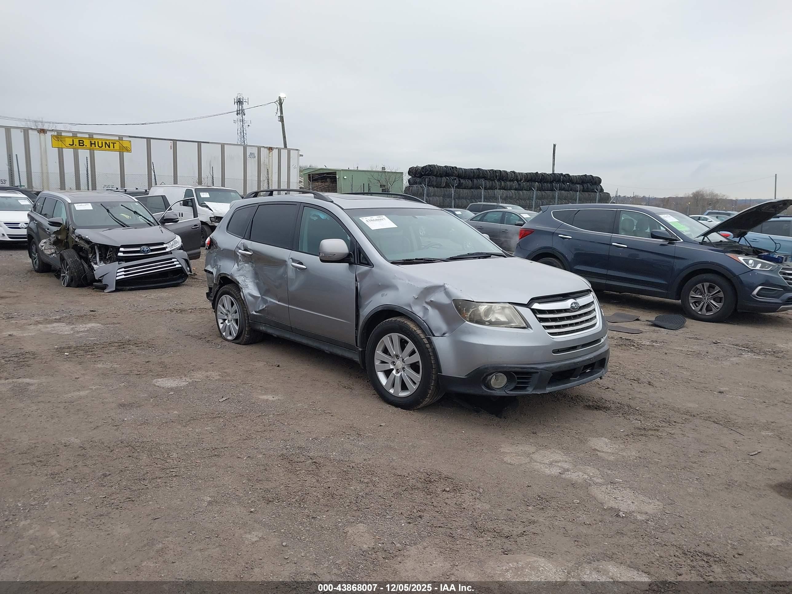 2010 Subaru Tribeca 3.6r Limited Silver vin: 4S4WX9HD4A4402501