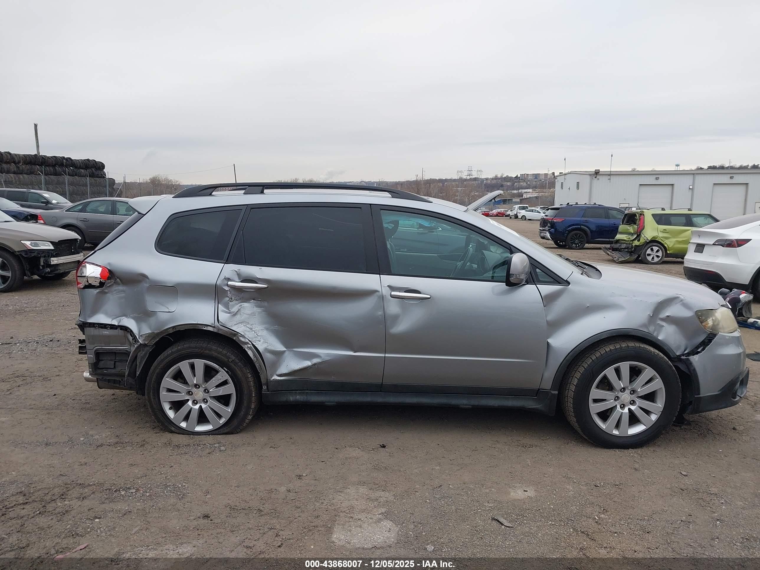 2010 Subaru Tribeca 3.6r Limited Silver vin: 4S4WX9HD4A4402501