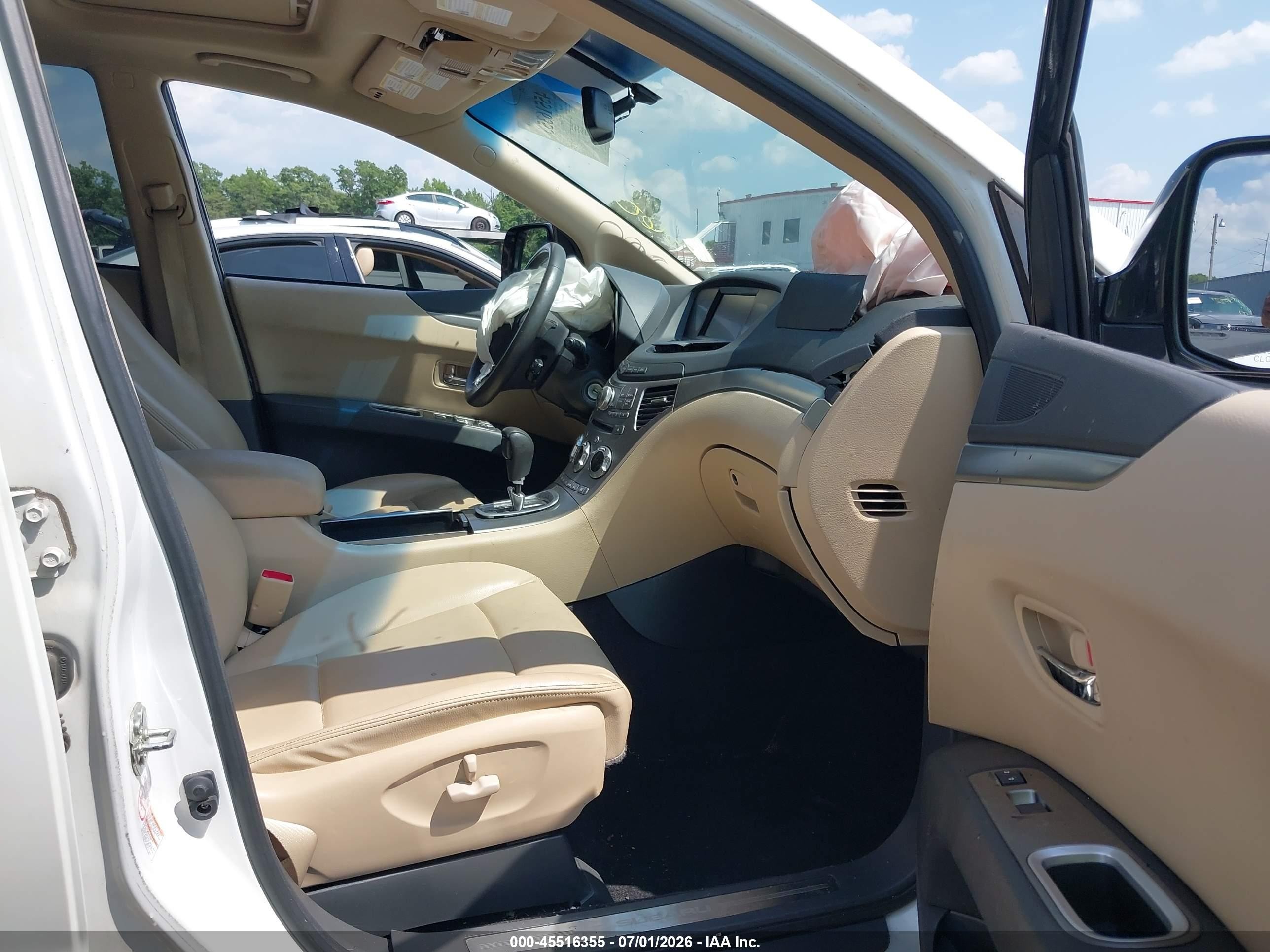 2013 Subaru Tribeca 3.6r Limited White vin: 4S4WX9HD5D4400549