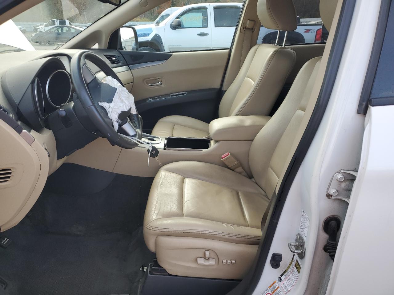 2010 Subaru Tribeca Limited White vin: 4S4WX9HD6A4402564